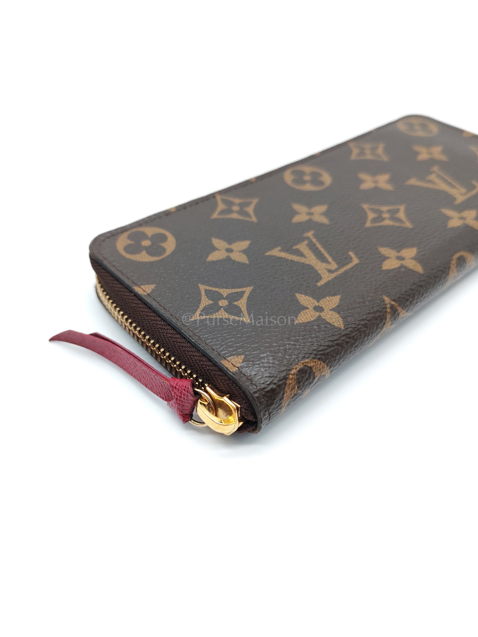 Clemence in Monogram Canvas Zippy Long Wallet (Microchip) | Purse Maison Luxury Bags Shop