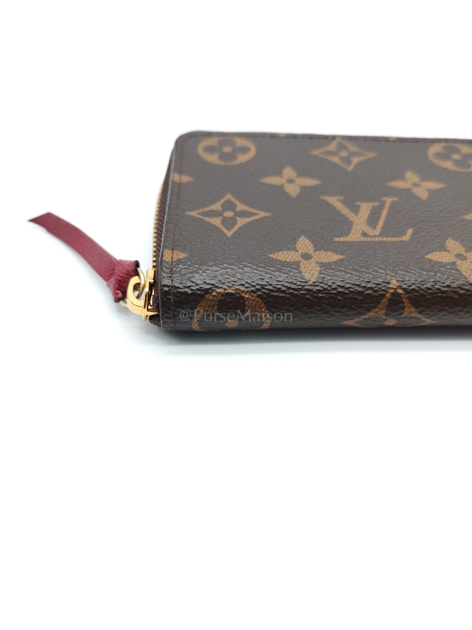 Clemence in Monogram Canvas Zippy Long Wallet (Microchip) | Purse Maison Luxury Bags Shop