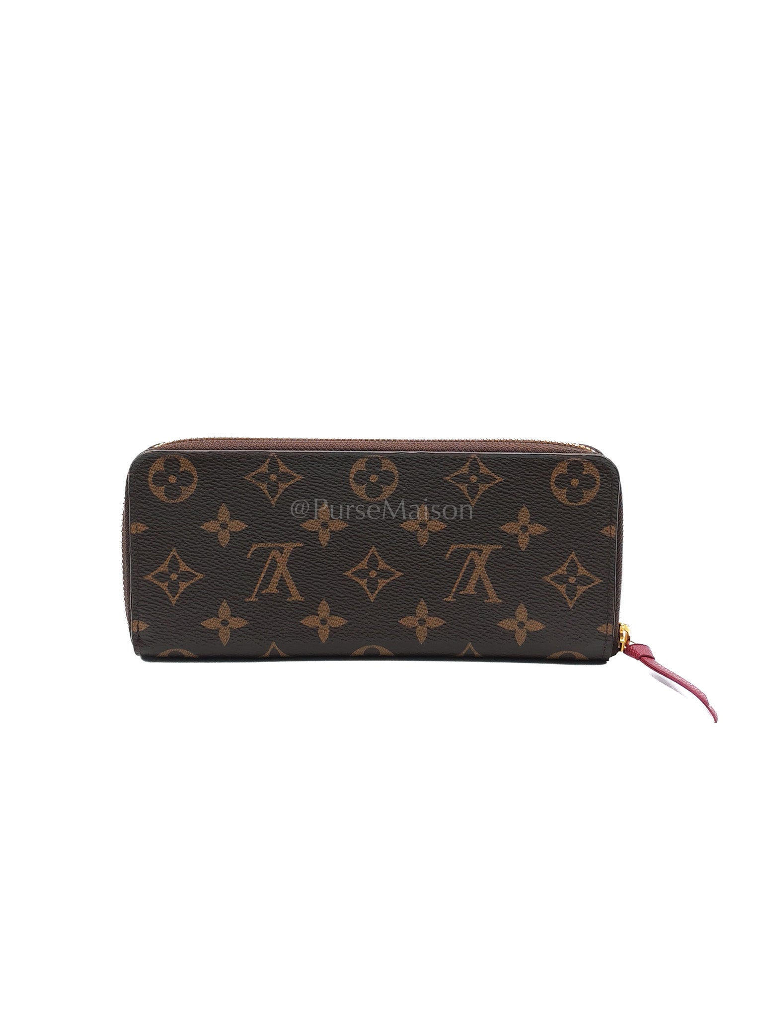 Clemence in Monogram Canvas Zippy Long Wallet (Microchip) | Purse Maison Luxury Bags Shop