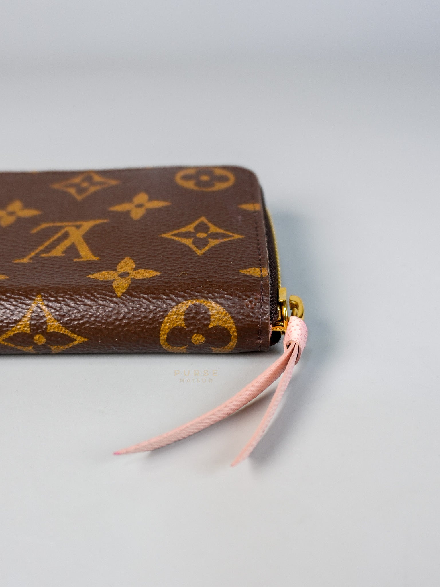 Clemence Wallet in Monogram Canvas (Microchip) | Purse Maison Luxury Bags Shop