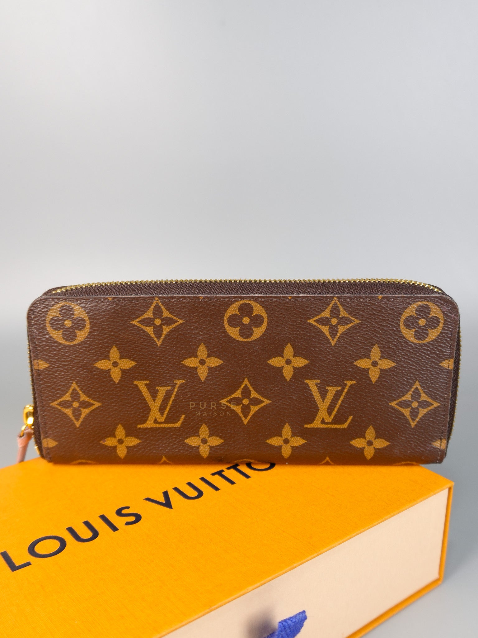 Clemence Wallet in Monogram Canvas (Microchip) | Purse Maison Luxury Bags Shop