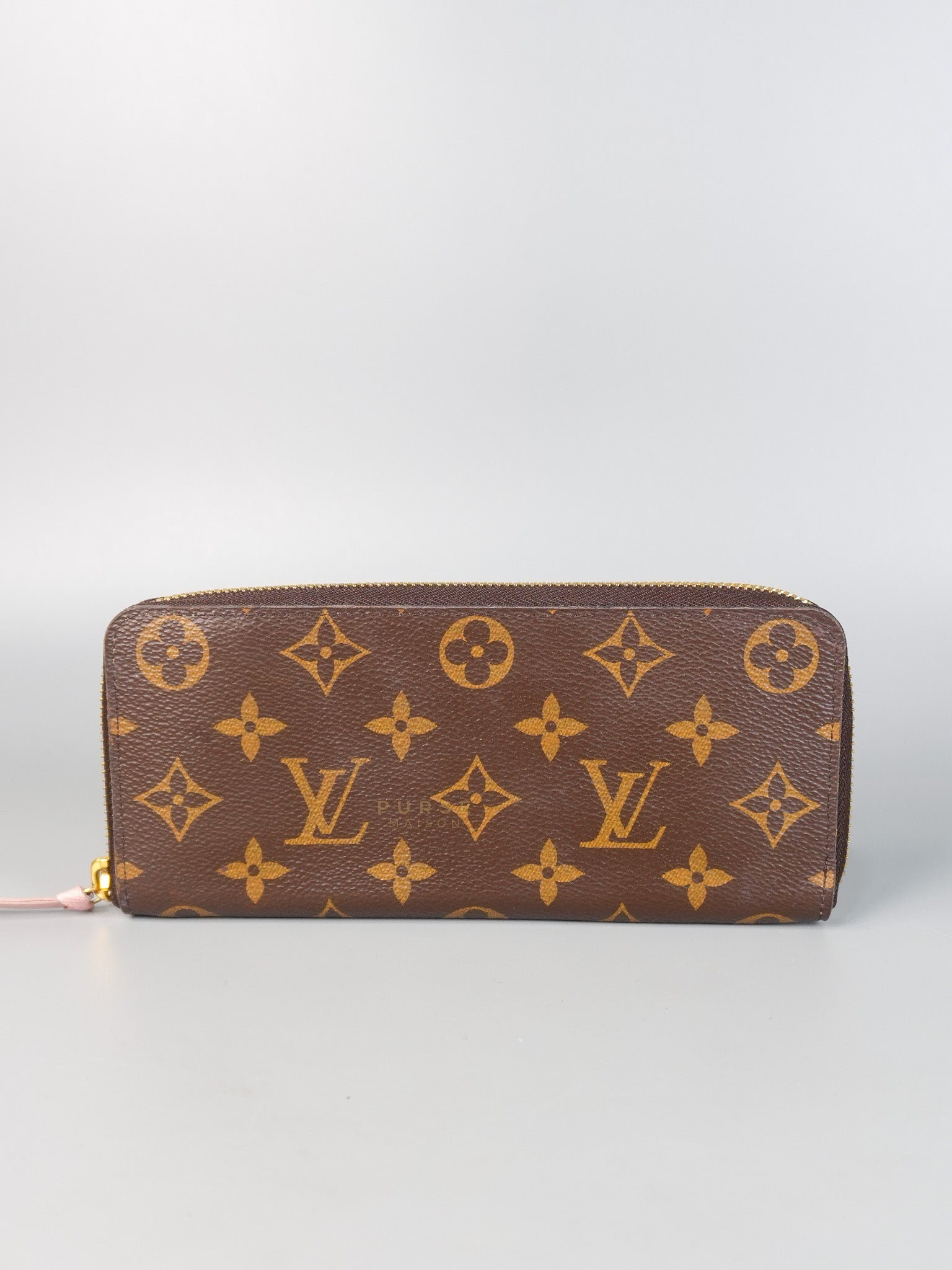 Clemence Wallet in Monogram Canvas (Microchip) | Purse Maison Luxury Bags Shop