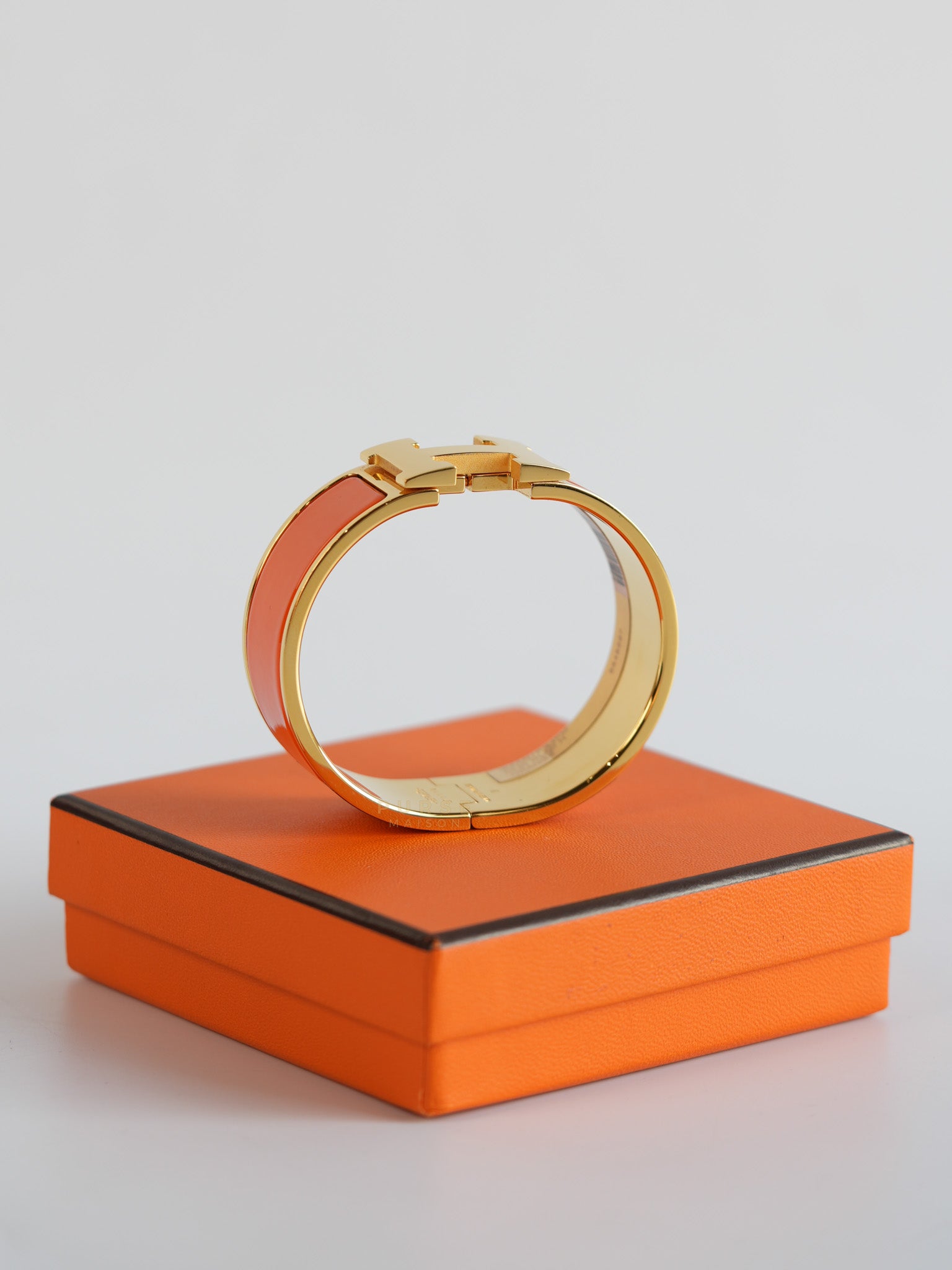 Clic Clac H Bangle Bracelet PM Orange | Purse Maison Luxury Bags Shop