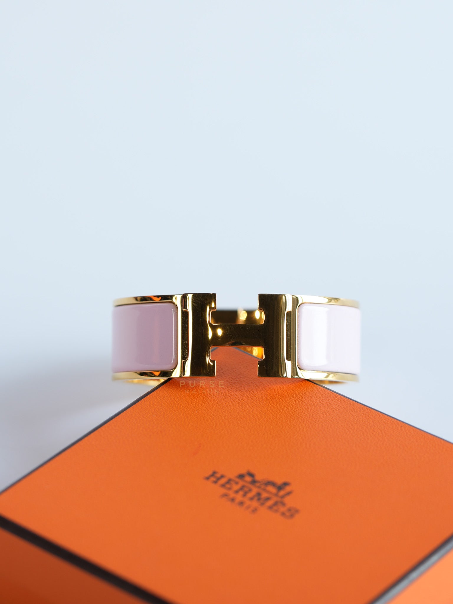 Clic Clac H Bangle Bracelet PM Rose Dragee | Purse Maison Luxury Bags Shop