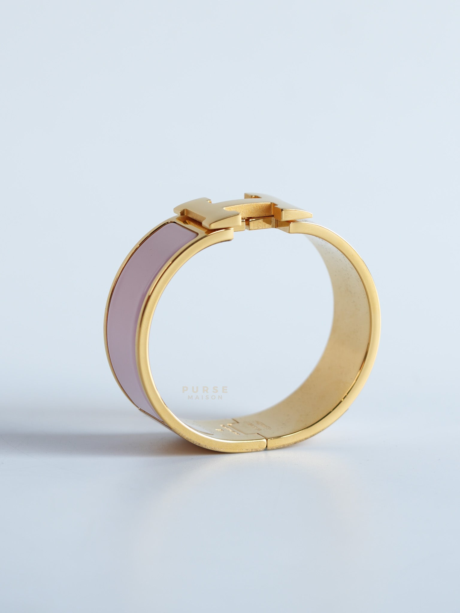Clic Clac H Bangle Bracelet PM Rose Dragee | Purse Maison Luxury Bags Shop