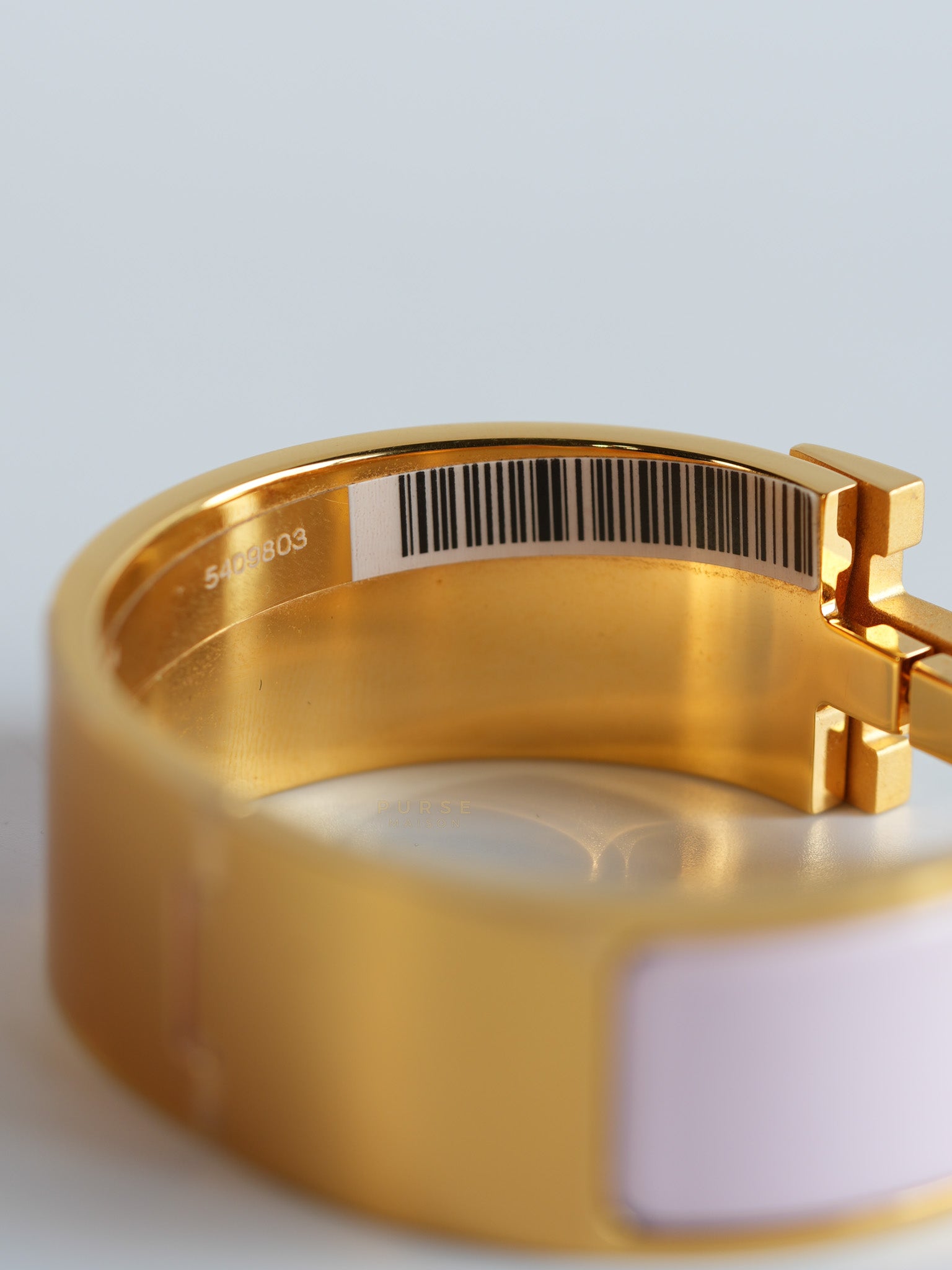 Clic Clac H Bangle Bracelet PM Rose Dragee | Purse Maison Luxury Bags Shop
