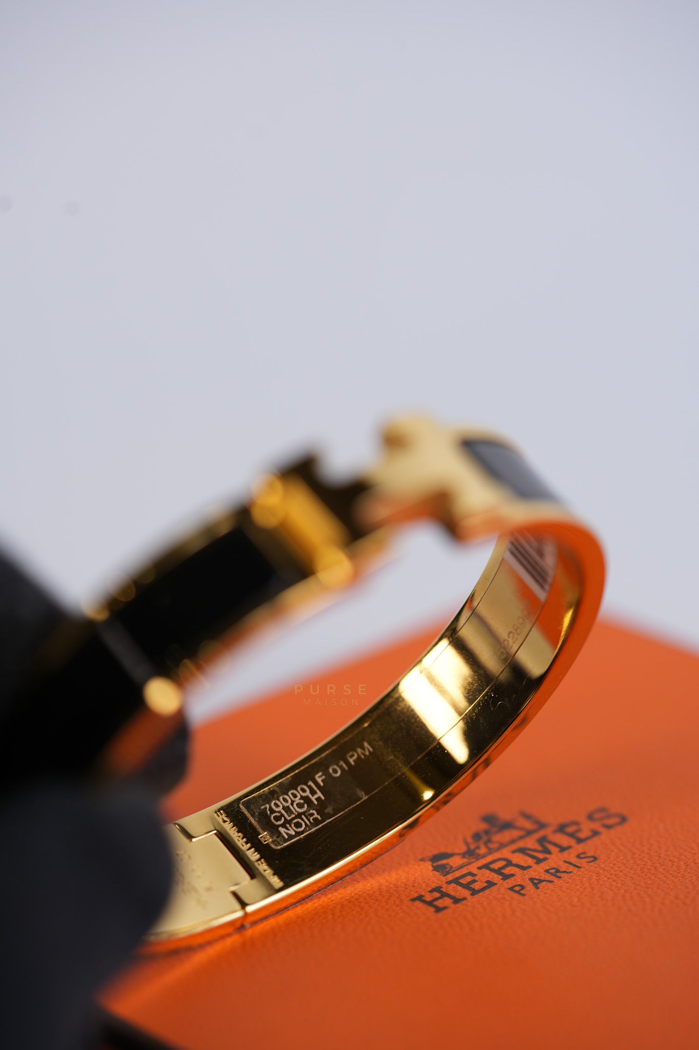 Clic Clac H Noir PM | Purse Maison Luxury Bags Shop