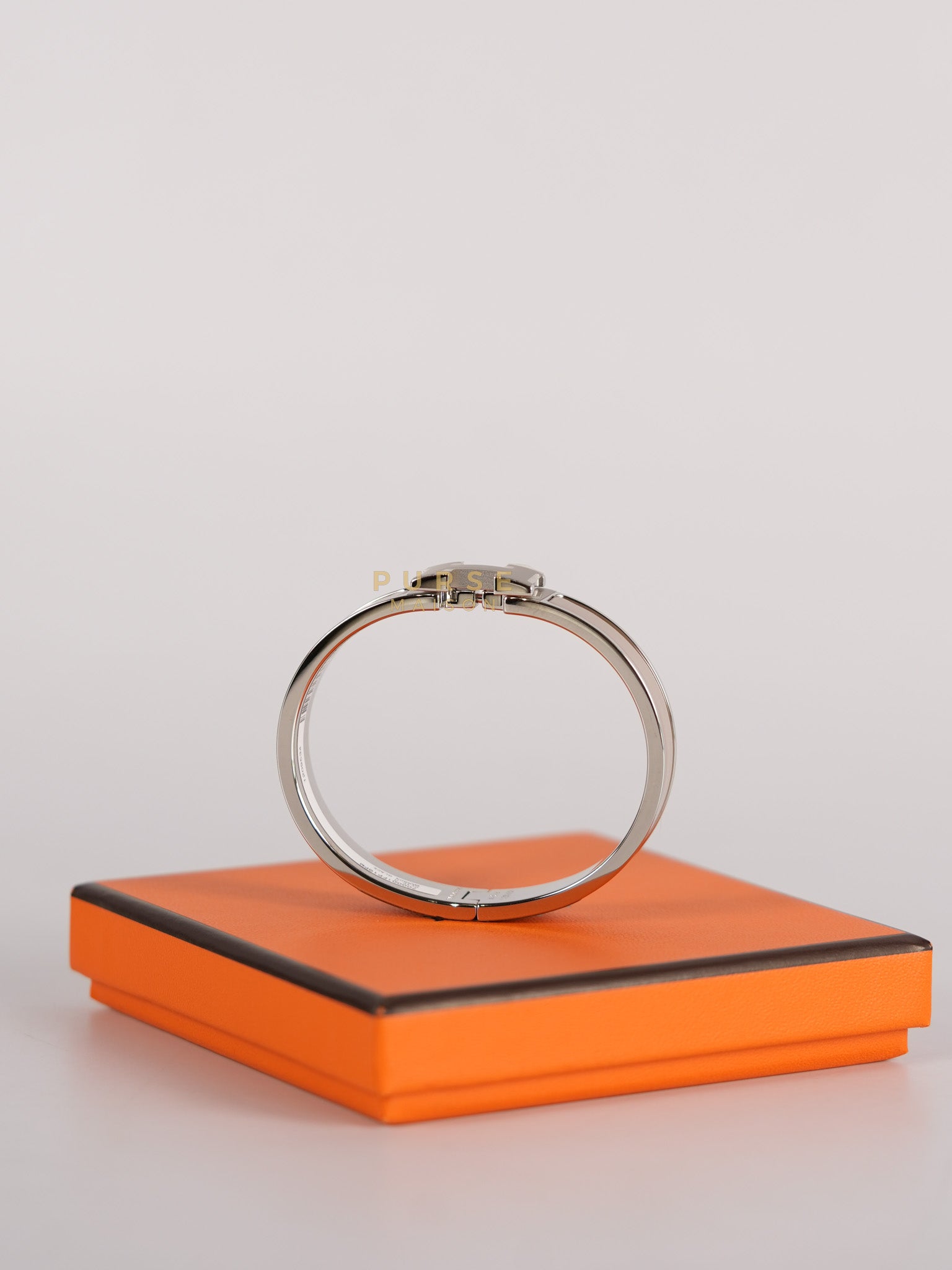 Clic H Bangle Bracelet PM in Marron Glace | Purse Maison Luxury Bags Shop
