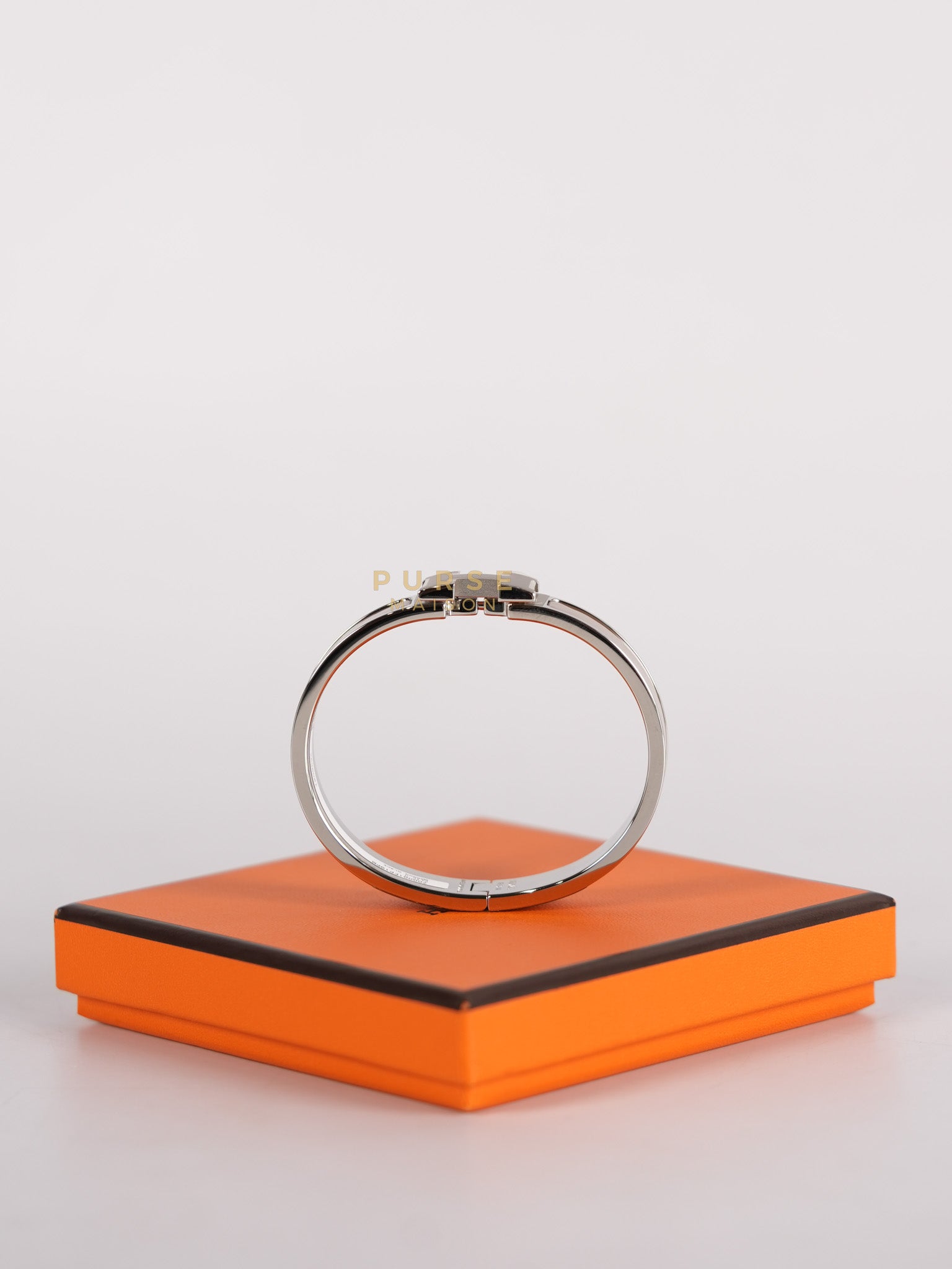 Clic H Bangle Bracelet PM in Marron Glace | Purse Maison Luxury Bags Shop