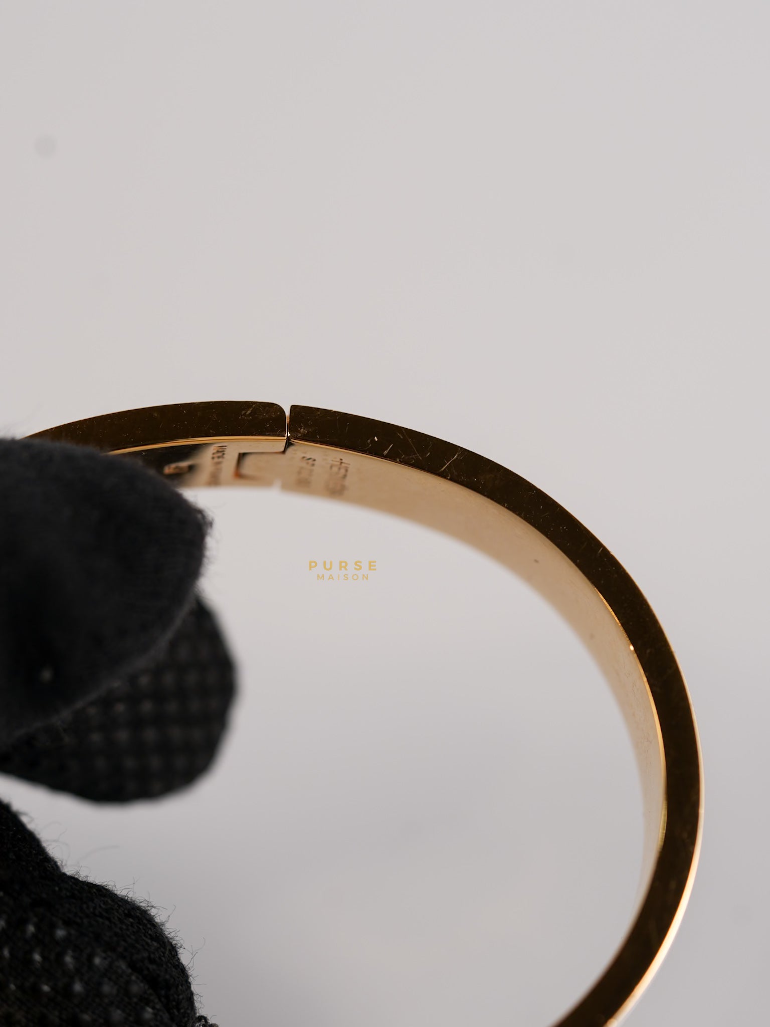 Clic H Bracelet Rose Gold Hardware | Purse Maison Luxury Bags Shop