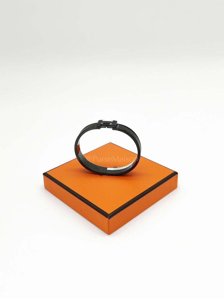 Clic H GM in So Black Matte Hardware Bangle | Purse Maison Luxury Bags Shop