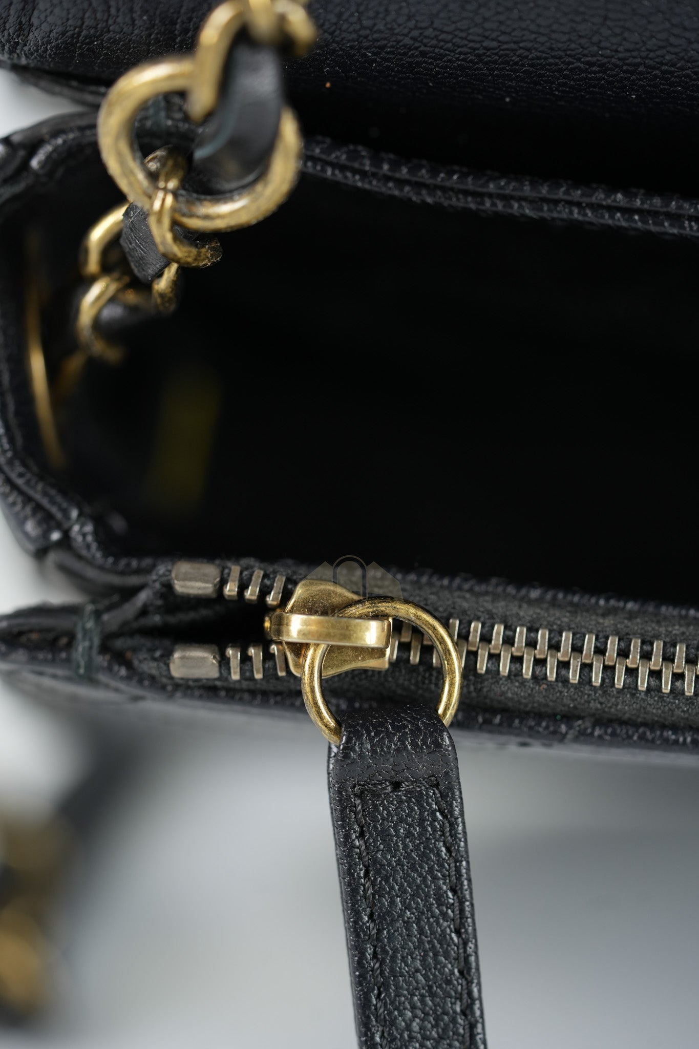 Coco Curve Flap Bag Medium in Black Calfskin Leather & Aged Gold Hardware Series 24 | Purse Maison Luxury Bags Shop