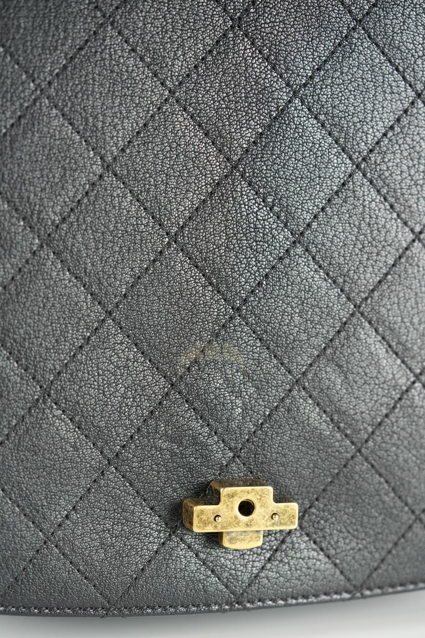 Coco Curve Flap Bag Medium in Black Calfskin Leather & Aged Gold Hardware Series 24 | Purse Maison Luxury Bags Shop