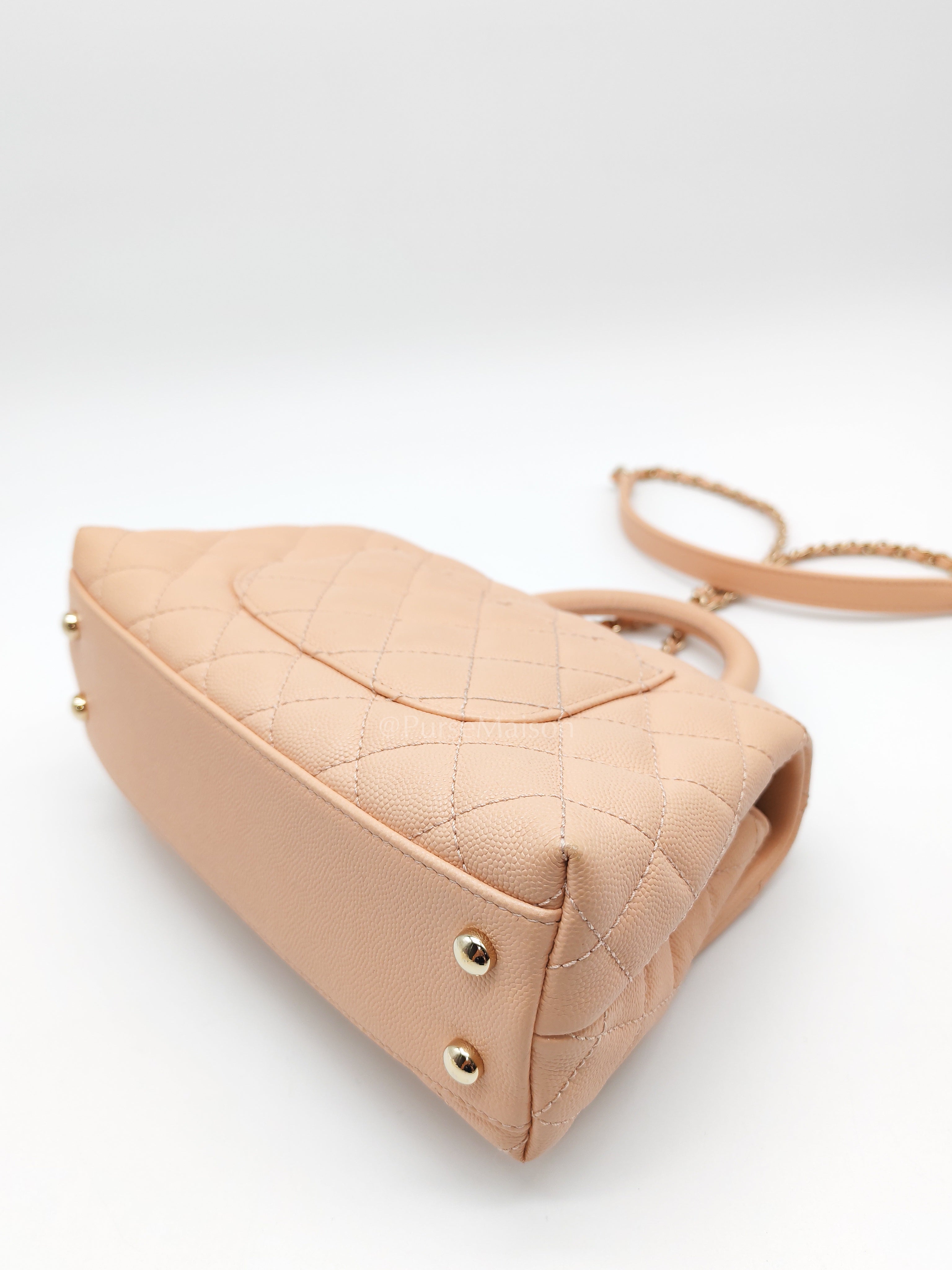 Coco Handle Caviar Peach Series 31 | Purse Maison Luxury Bags Shop