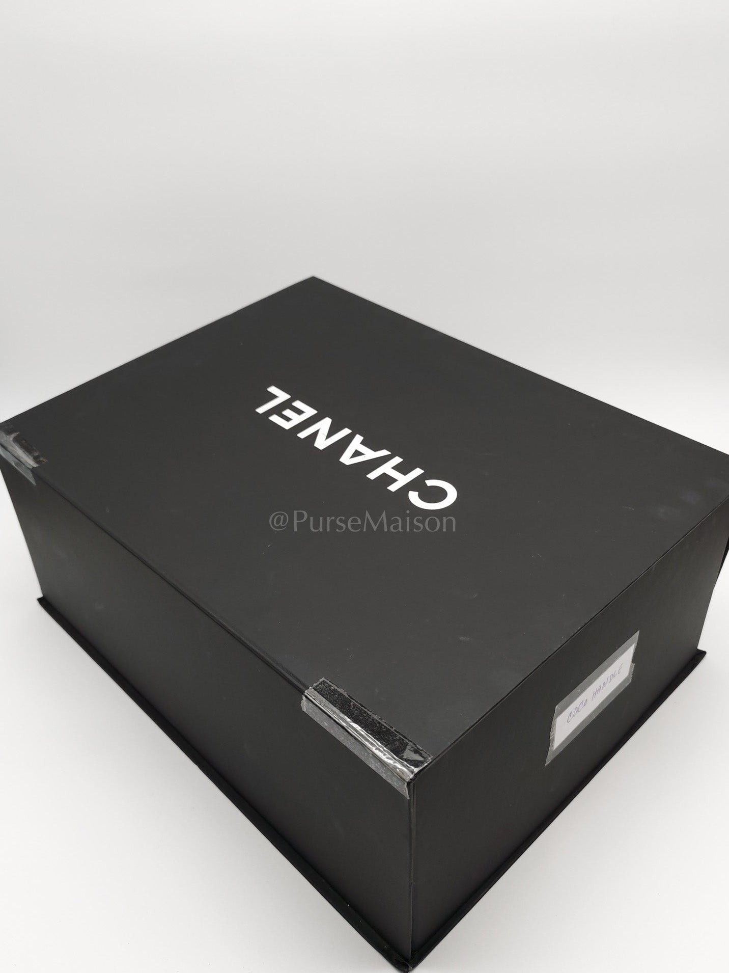 Coco Handle Medium in Black Caviar Leather Aged Gold Hardware Series 24 | Purse Maison Luxury Bags Shop