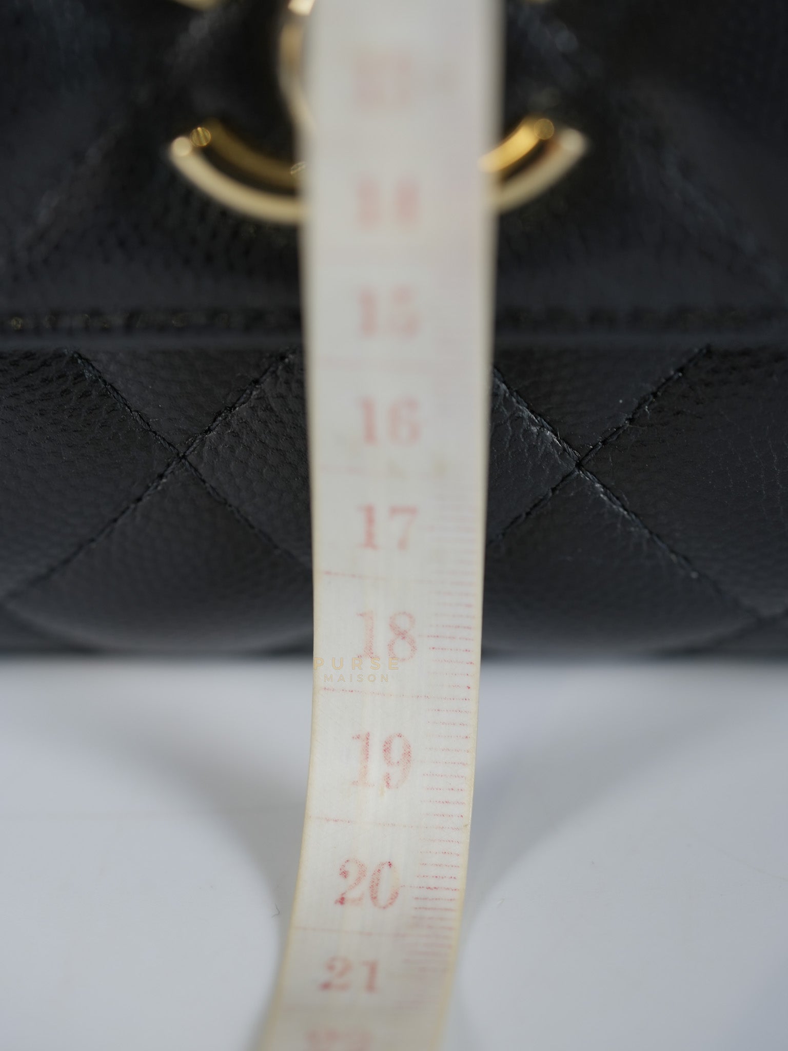 Coco Handle Nano in Black Caviar Leather and Light Gold Hardware (Microchip) | Purse Maison Luxury Bags Shop