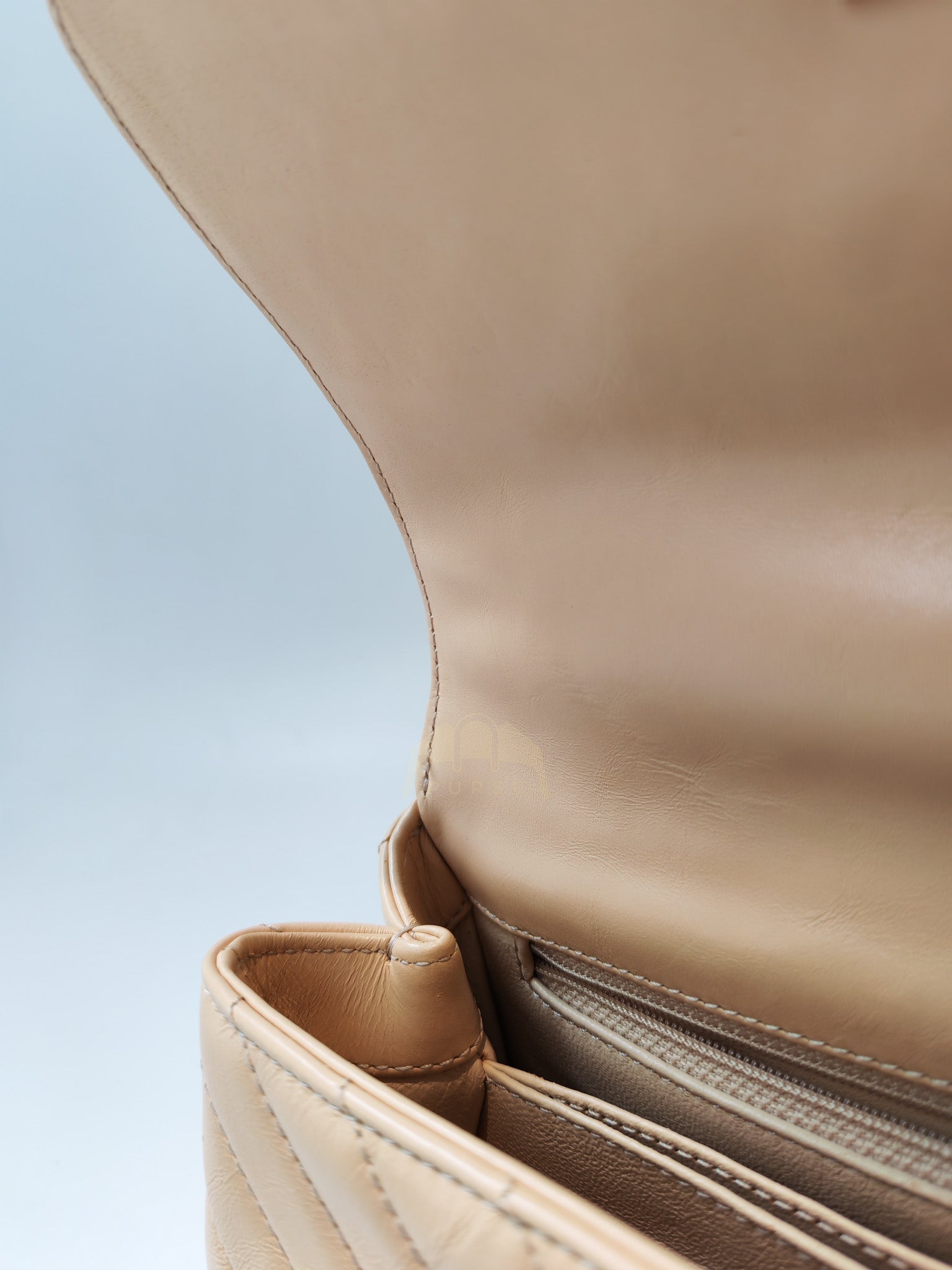 Coco Handle Small in Beige Lizard Embossed Handle & Aged Gold Hardware(Series 25) | Purse Maison Luxury Bags Shop