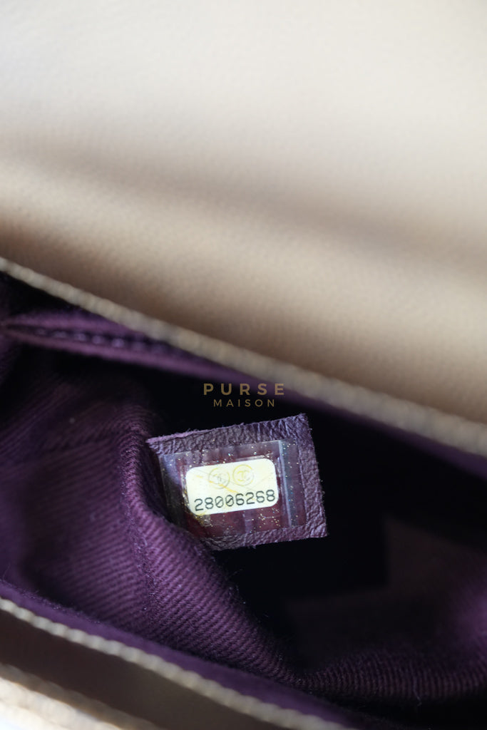 Coco Handle Small in Gold Quilted Caviar Leather and Aged Gold Hardware (Series 28) | Purse Maison Luxury Bags Shop