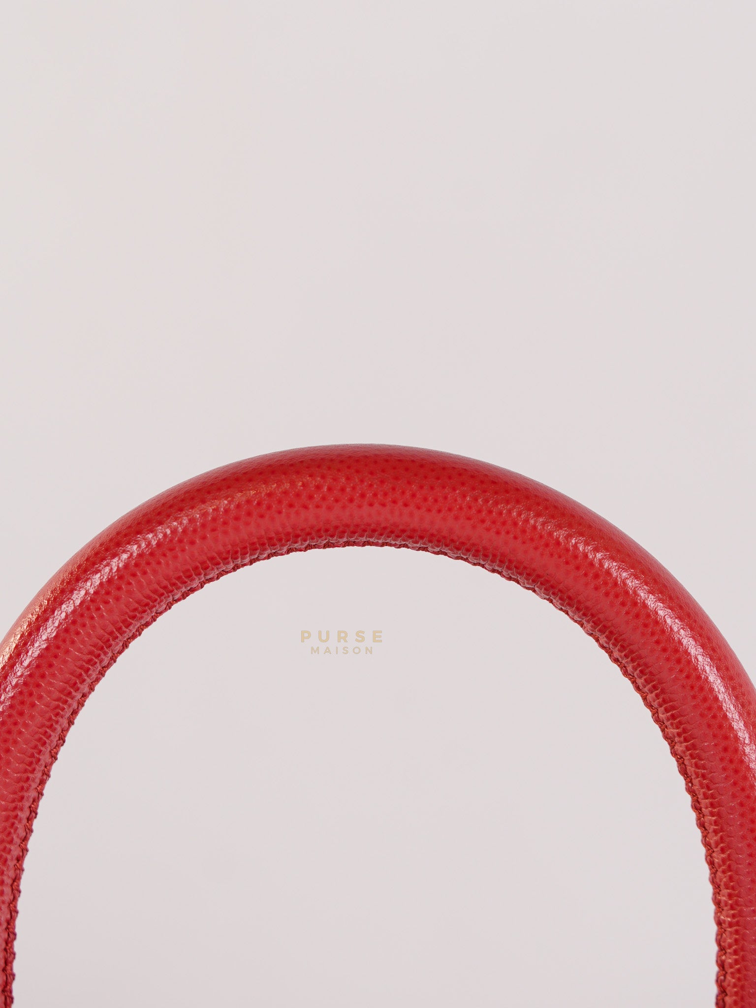 Coco Handle Small in Red Caviar Leather & Gold Hardware(Series 29) | Purse Maison Luxury Bags Shop