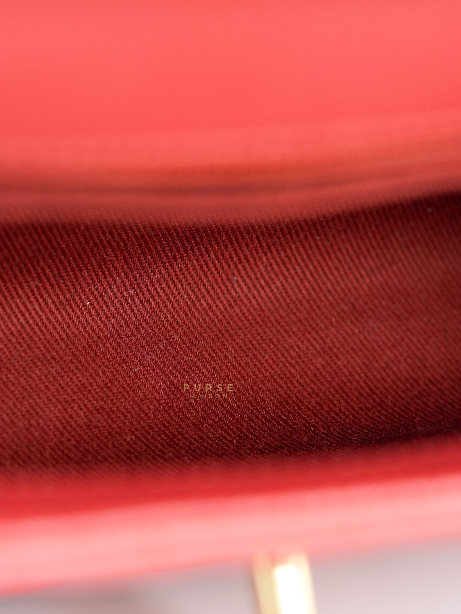 Coco Handle Small in Red Caviar Leather & Gold Hardware(Series 29) | Purse Maison Luxury Bags Shop