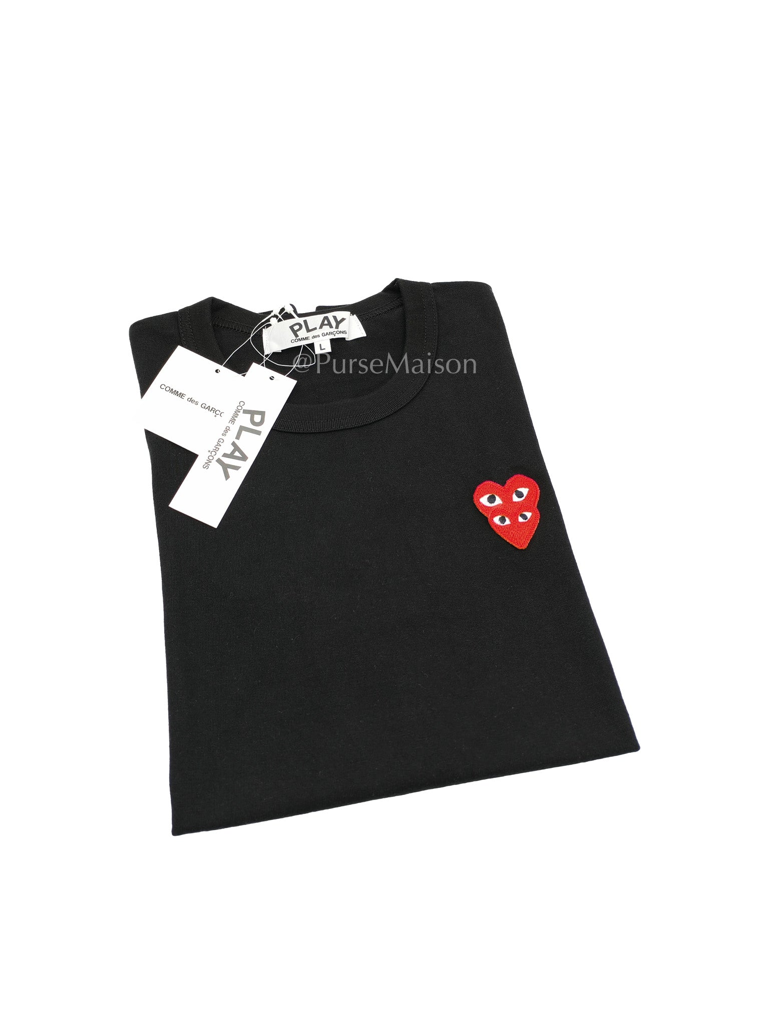 Play Black Cotton T-shirt Size L | Purse Maison Luxury Bags Shop