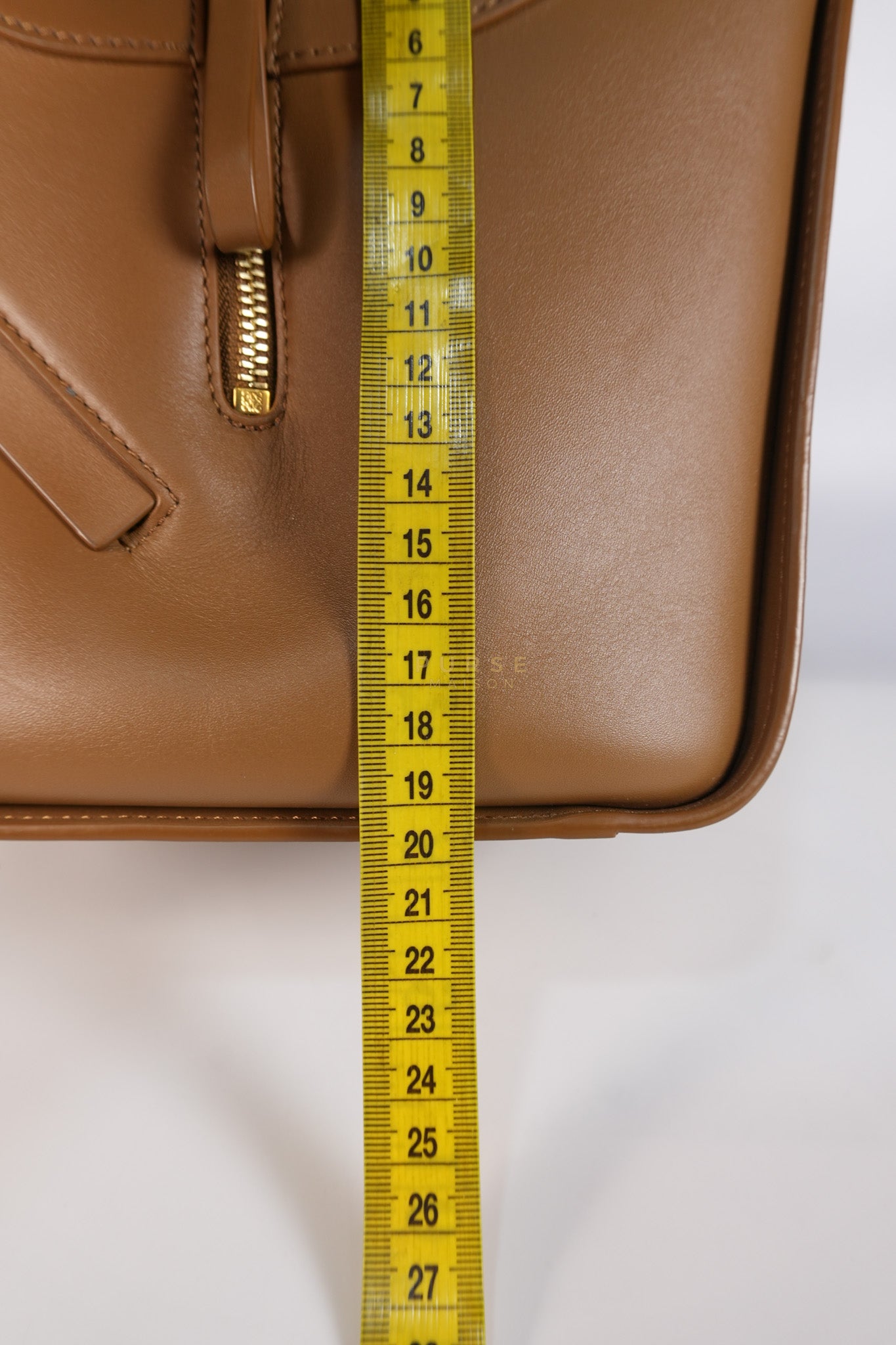 Compact Hammock in Tan Satin Calfskin Leather Shoulder Bag | Purse Maison Luxury Bags Shop