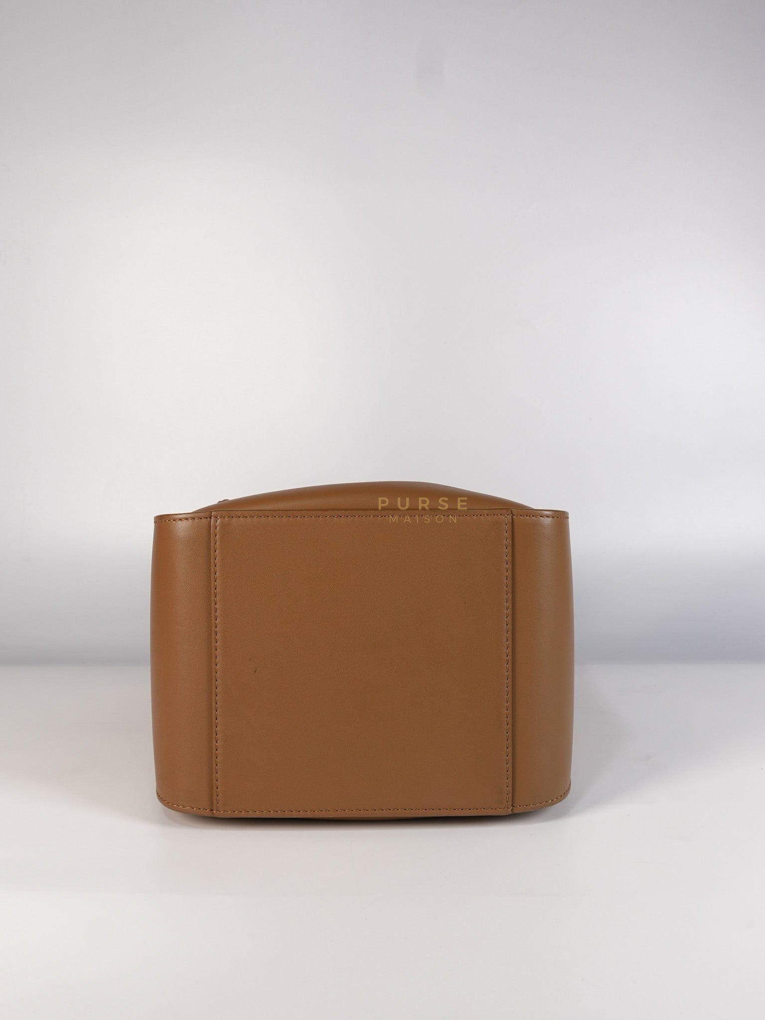 Compact Hammock in Tan Satin Calfskin Leather Shoulder Bag | Purse Maison Luxury Bags Shop