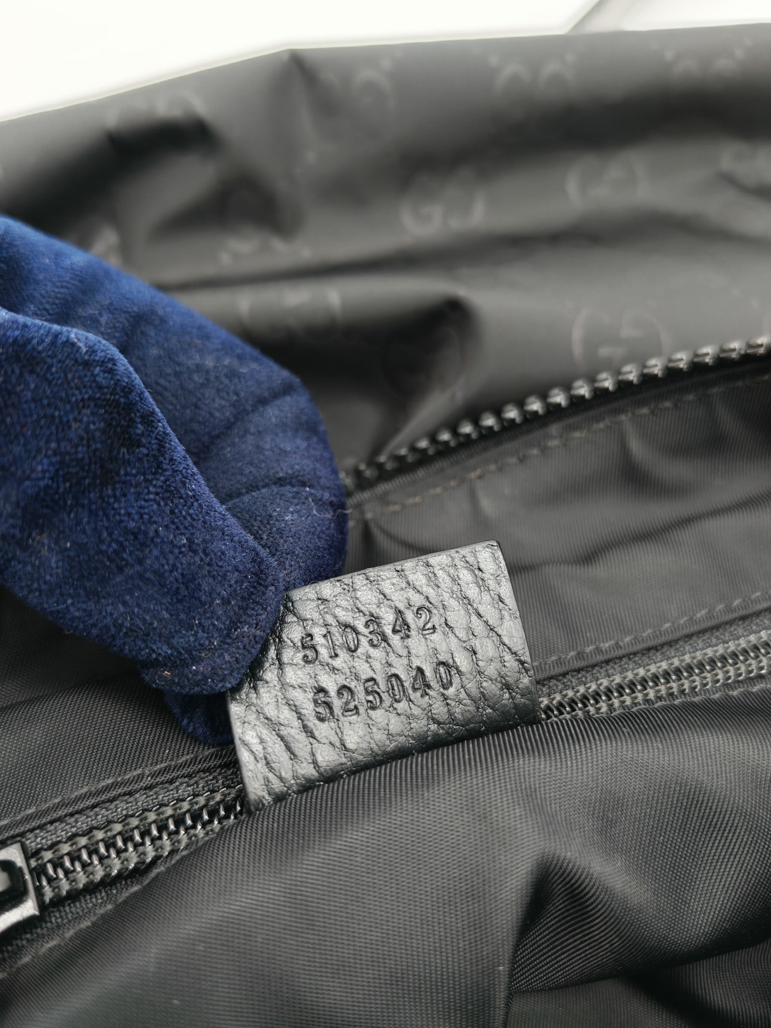 Compact Messenger Bag in Black GG Nylon Canvas | Purse Maison Luxury Bags Shop