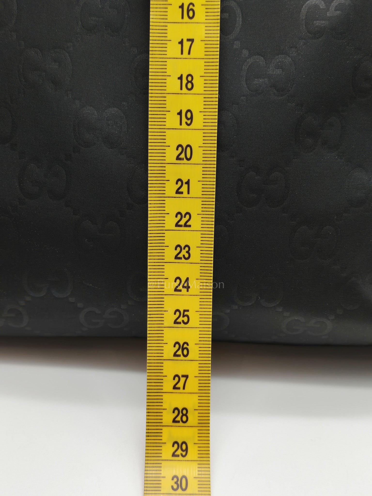 Compact Messenger Bag in Black GG Nylon Canvas | Purse Maison Luxury Bags Shop