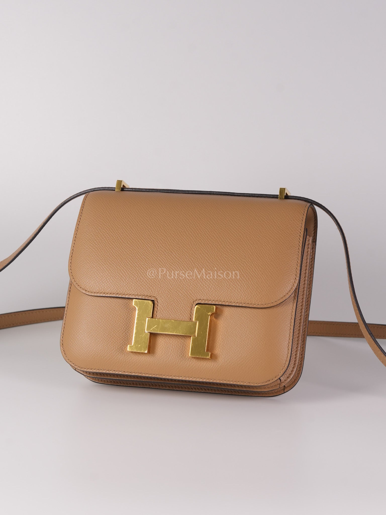 Constance 18 Chai in Epsom Leather and Gold Hardware Stamp Z (2021) | Purse Maison Luxury Bags Shop