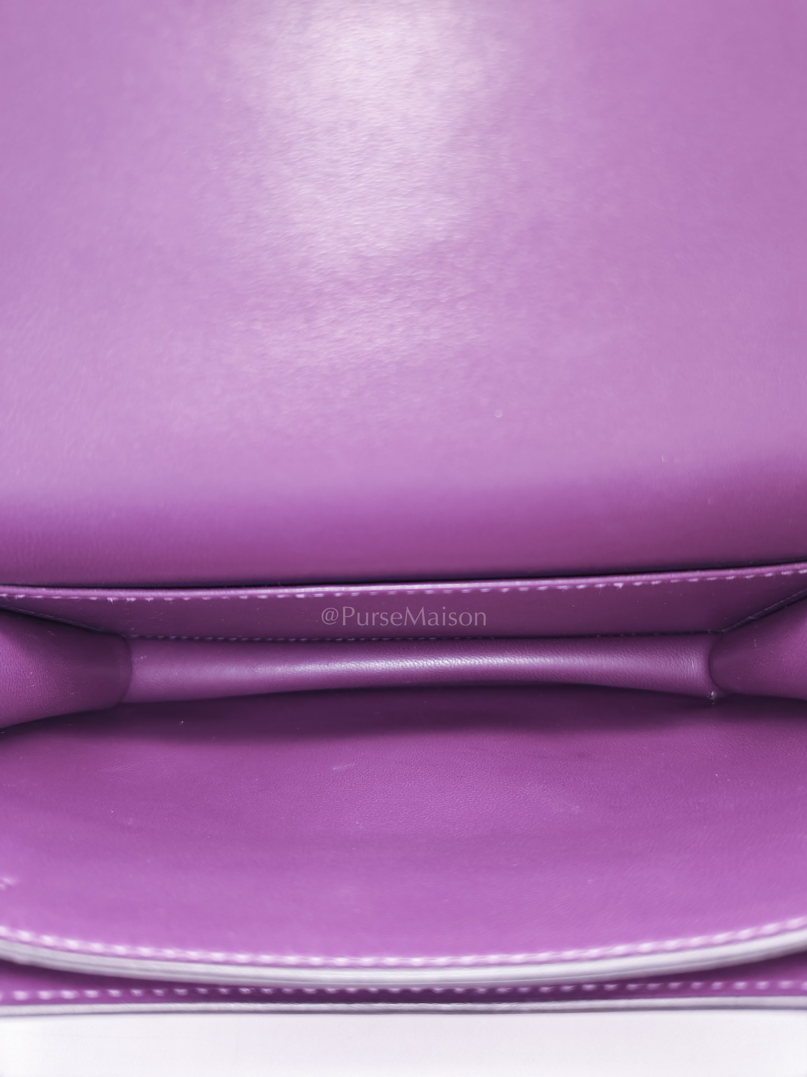 Constance 18 in Anemone Evercolor Leather & Palladium Hardware Stamp D (2019) | Purse Maison Luxury Bags Shop