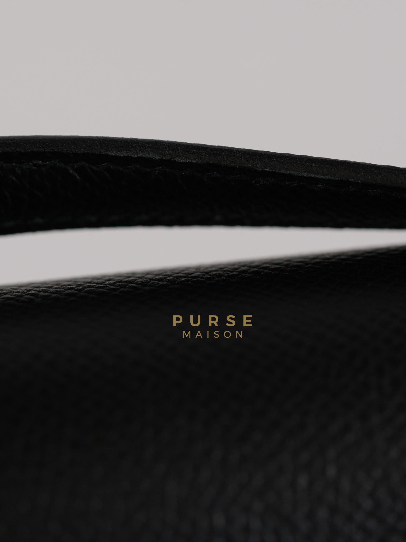Constance 18 in Black Epsom Leather & Palladium Hardware Stamp Z (2021) | Purse Maison Luxury Bags Shop