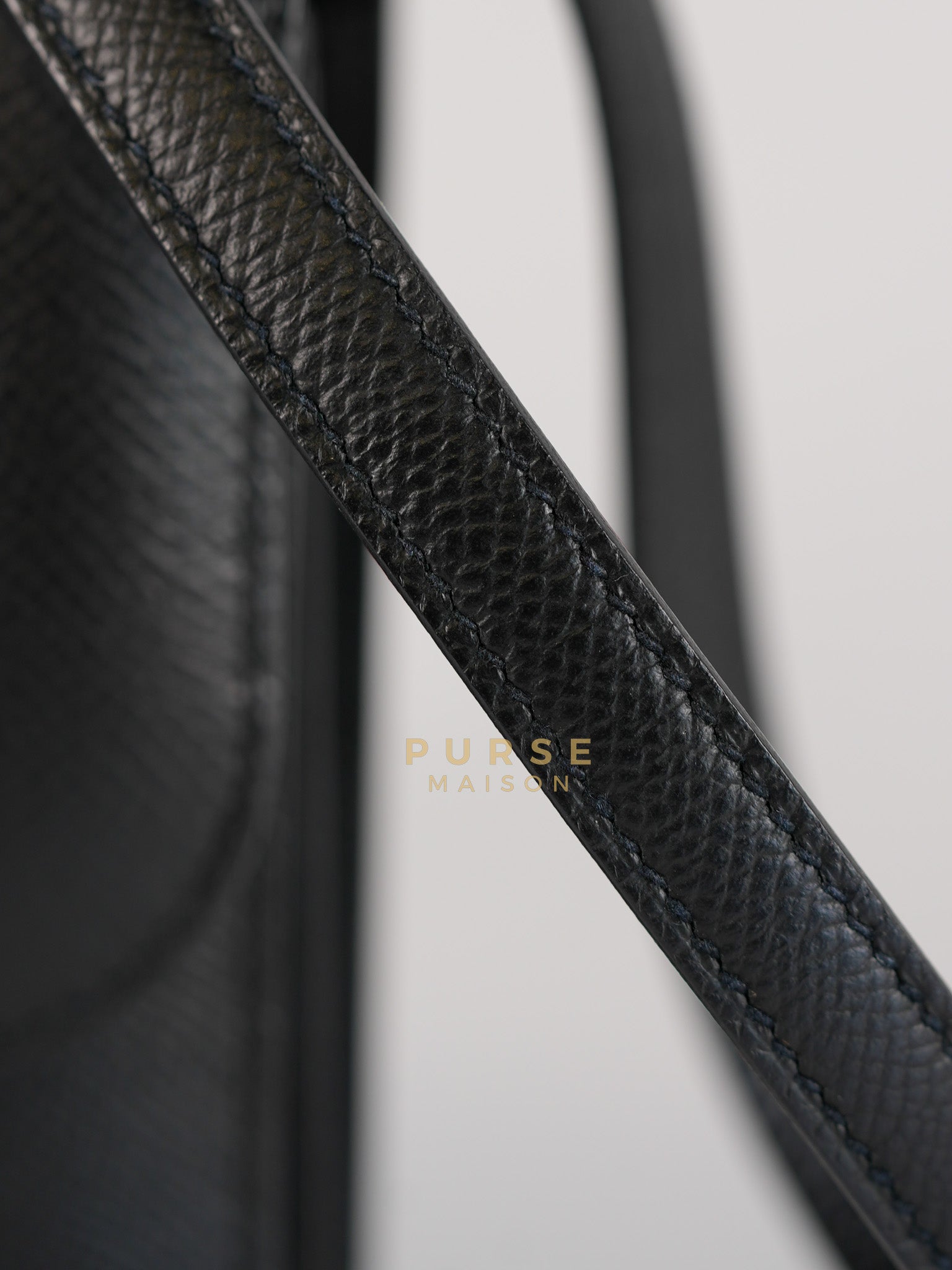 Constance 18 in Black Epsom Leather & Palladium Hardware Stamp Z (2021) | Purse Maison Luxury Bags Shop