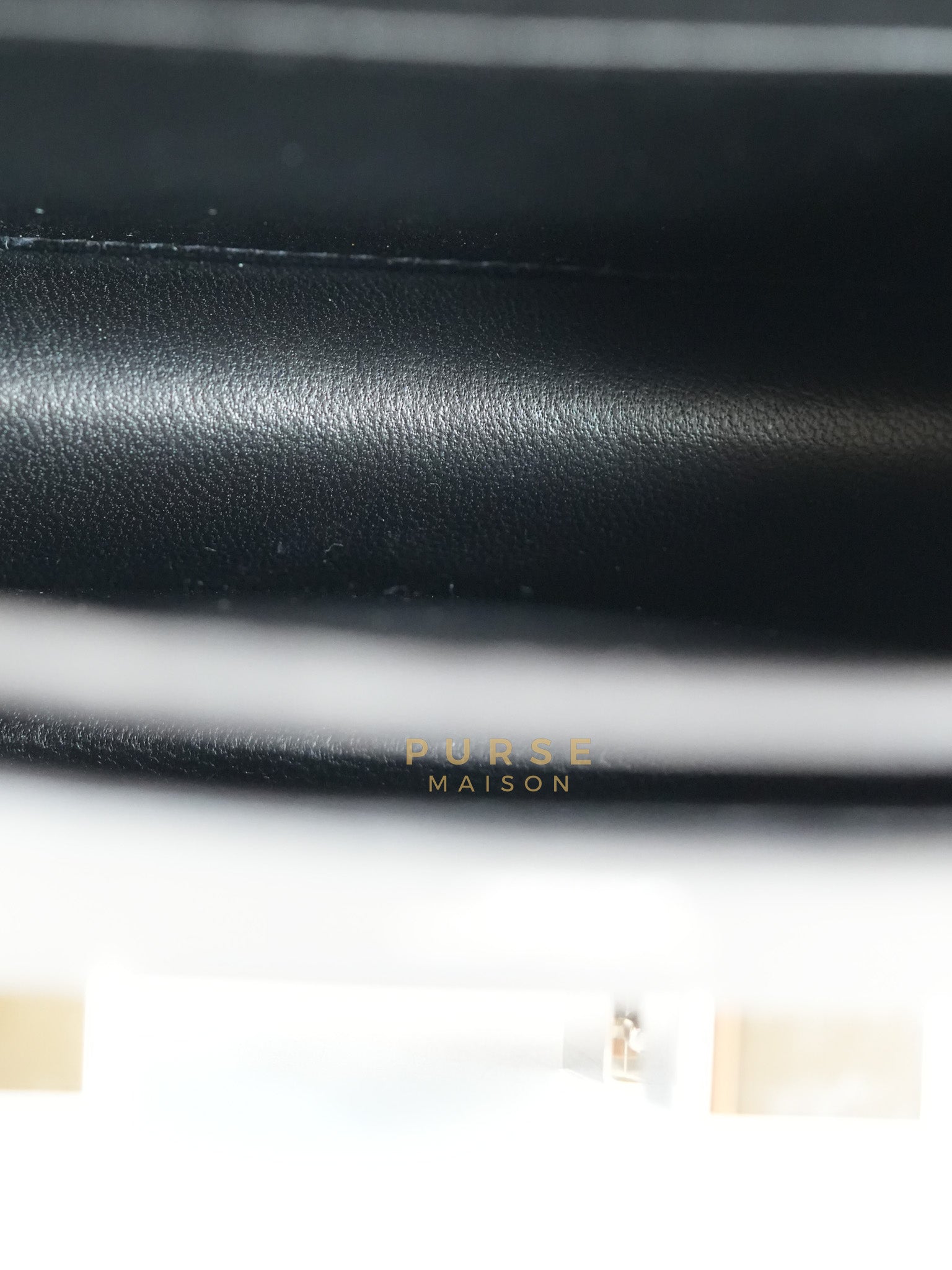 Constance 18 in Black Epsom Leather & Palladium Hardware Stamp Z (2021) | Purse Maison Luxury Bags Shop