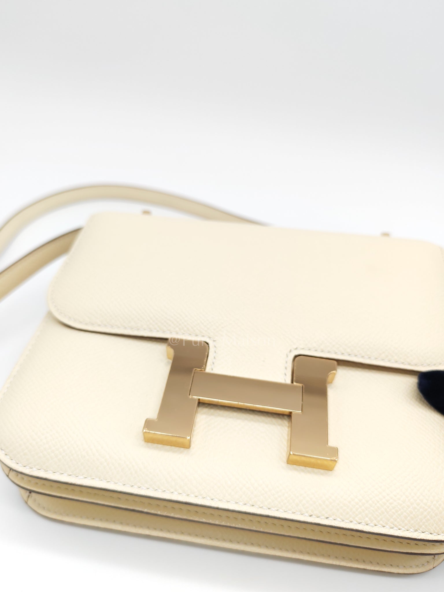 Constance 18 Nata Epsom Leather in Permabrass Hardware Stamp B(2023) | Purse Maison Luxury Bags Shop