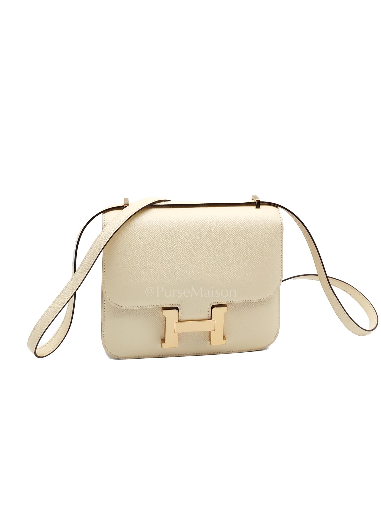 Constance 18 Nata Epsom Leather in Permabrass Hardware Stamp B(2023) | Purse Maison Luxury Bags Shop