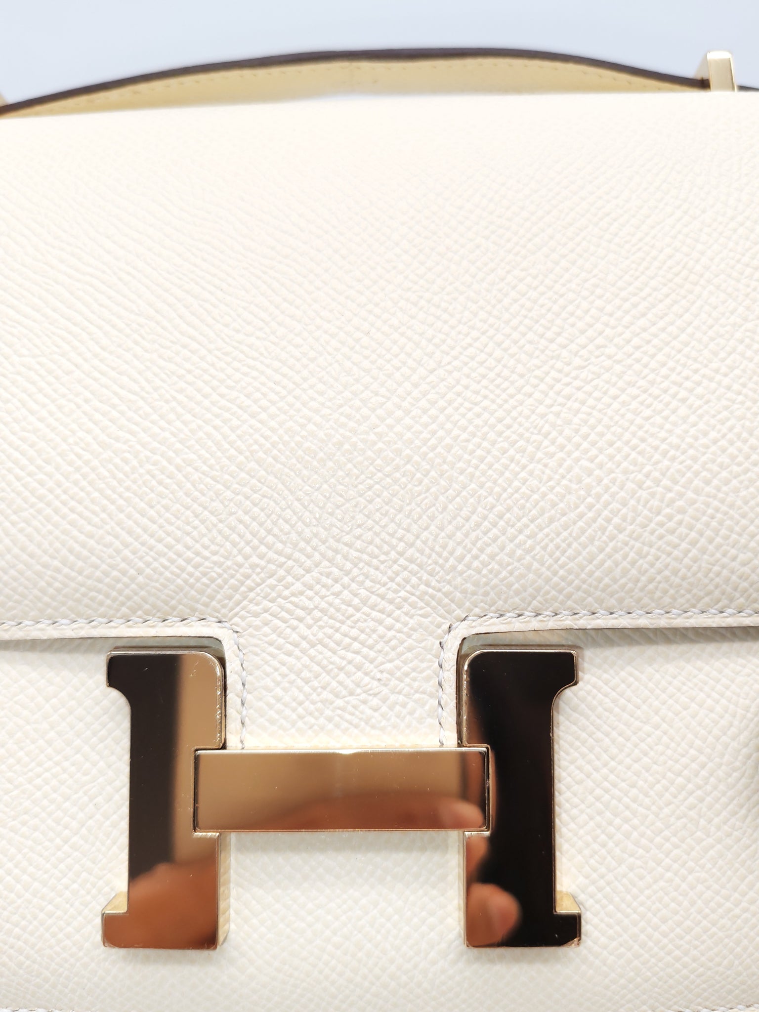 Constance 18 Nata Epsom Leather in Permabrass Hardware Stamp B(2023) | Purse Maison Luxury Bags Shop