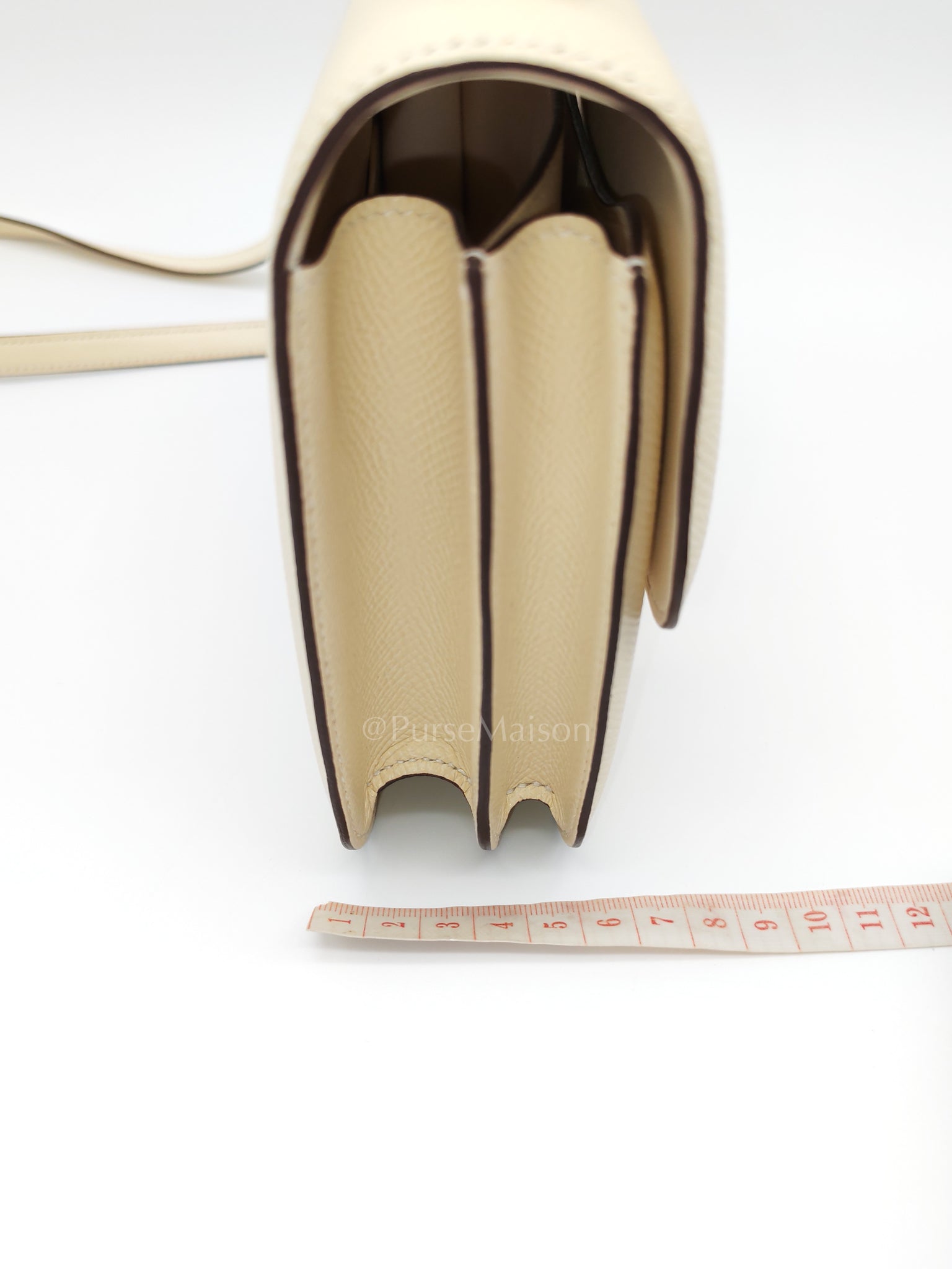 Constance 18 Nata Epsom Leather in Permabrass Hardware Stamp B(2023) | Purse Maison Luxury Bags Shop