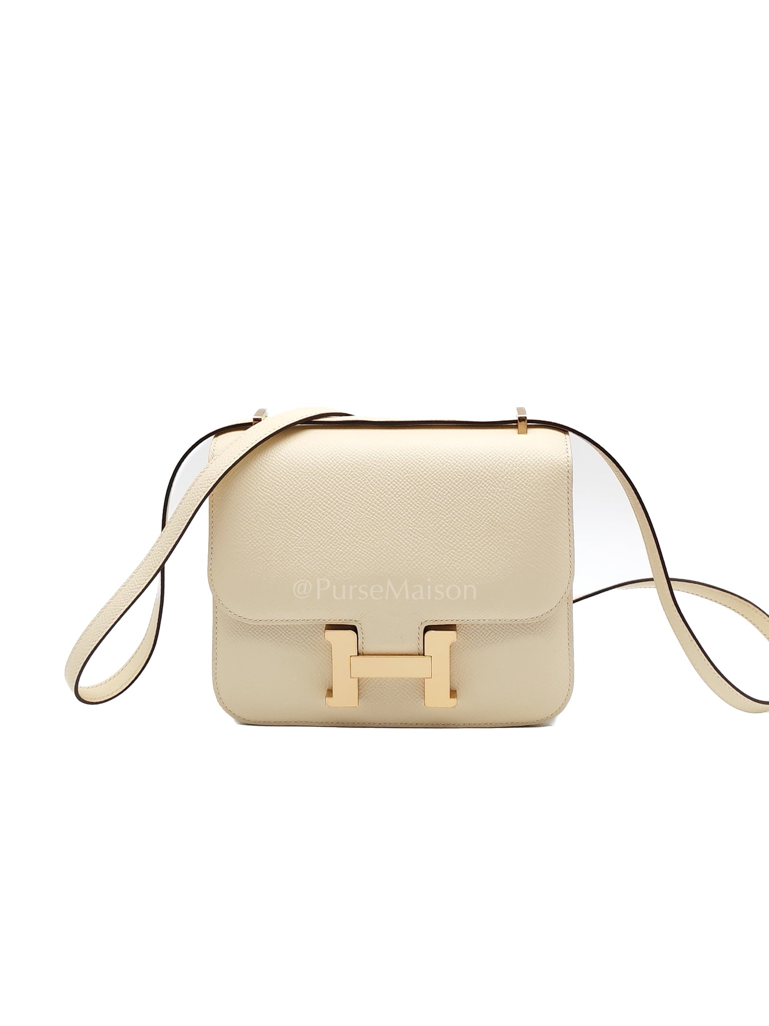 Constance 18 Nata Epsom Leather in Permabrass Hardware Stamp B(2023) | Purse Maison Luxury Bags Shop