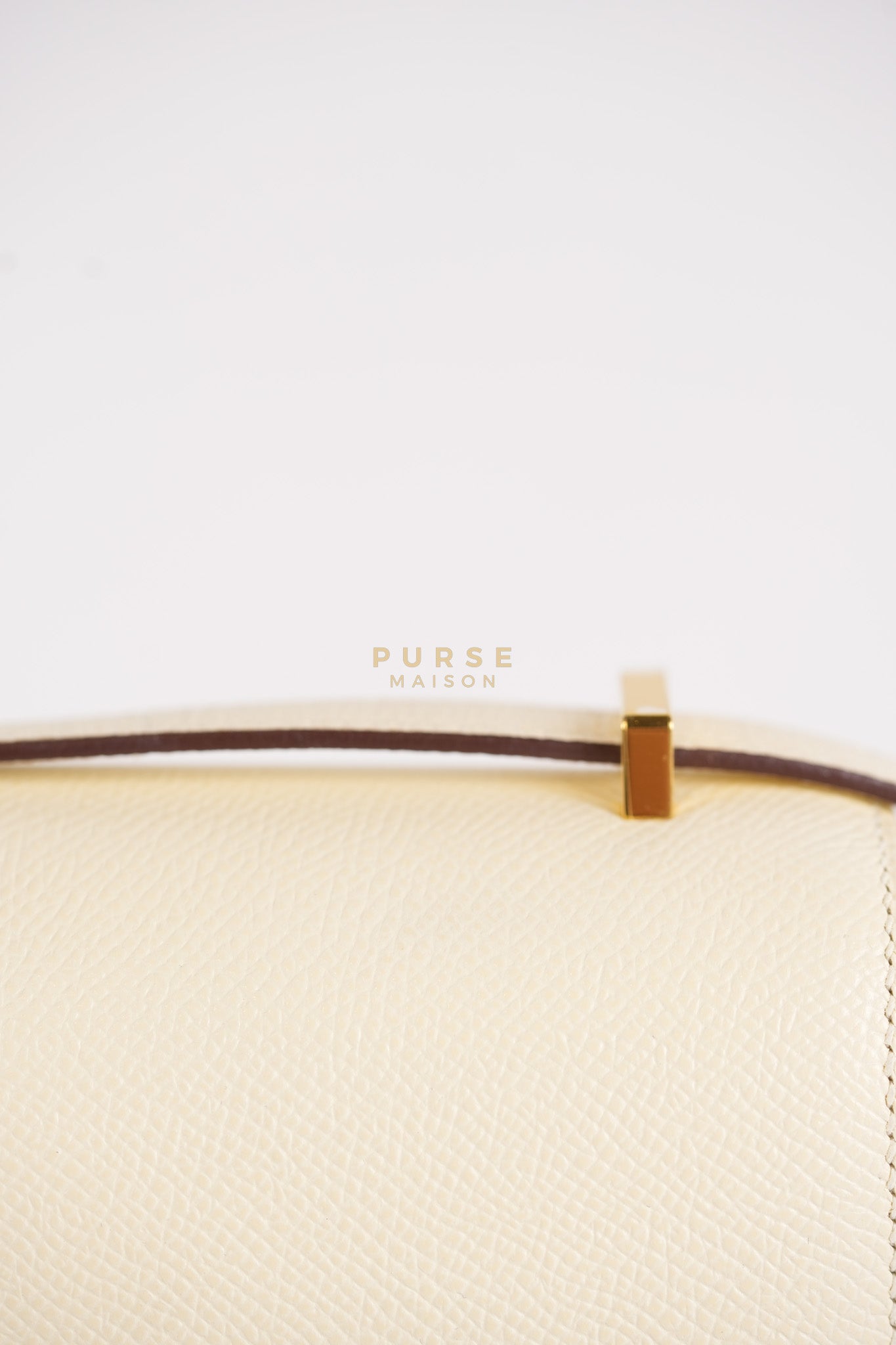 Constance 18 Nata in Epsom Leather and Gold Hardware Stamp U (2022) | Purse Maison Luxury Bags Shop