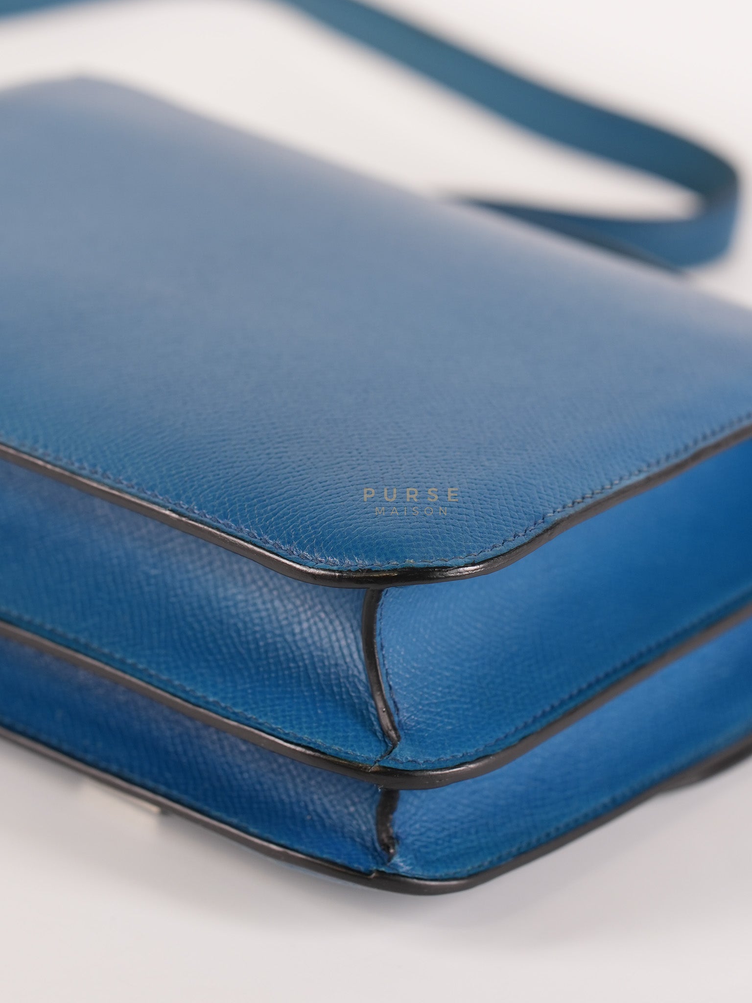 Constance 24 Epsom in Colvert Evercolor Leather and Palladium Hardware Stamp Square R (2014) | Purse Maison Luxury Bags Shop