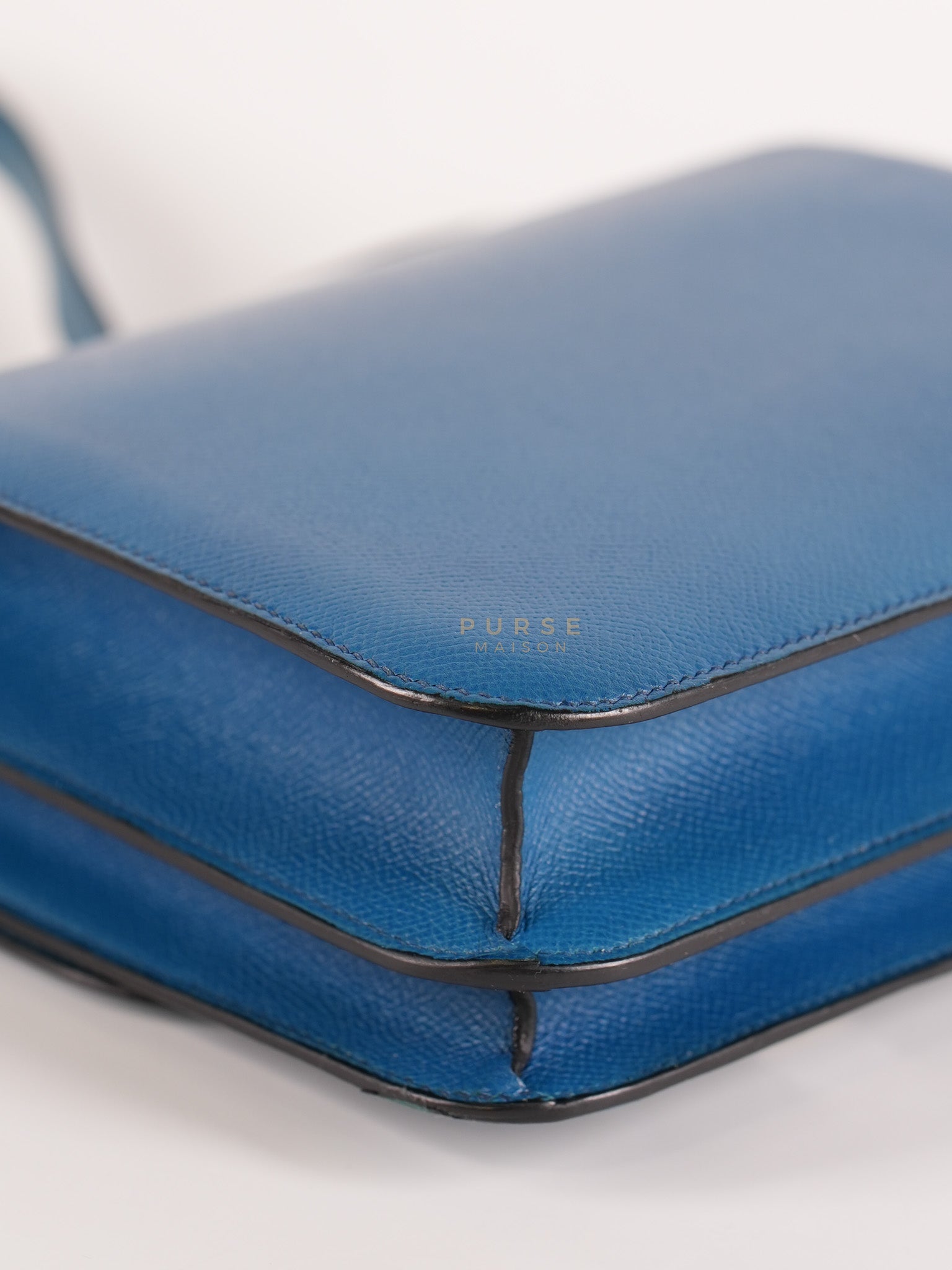 Constance 24 Epsom in Colvert Evercolor Leather and Palladium Hardware Stamp Square R (2014) | Purse Maison Luxury Bags Shop
