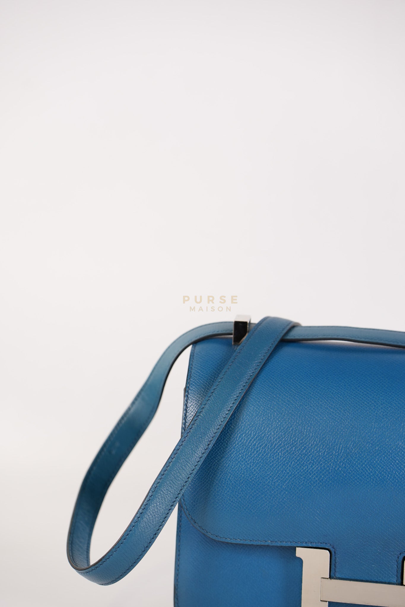 Constance 24 Epsom in Colvert Evercolor Leather and Palladium Hardware Stamp Square R (2014) | Purse Maison Luxury Bags Shop