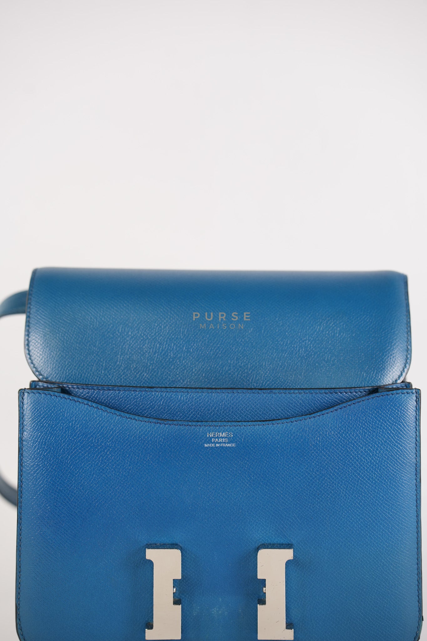 Constance 24 Epsom in Colvert Evercolor Leather and Palladium Hardware Stamp Square R (2014) | Purse Maison Luxury Bags Shop