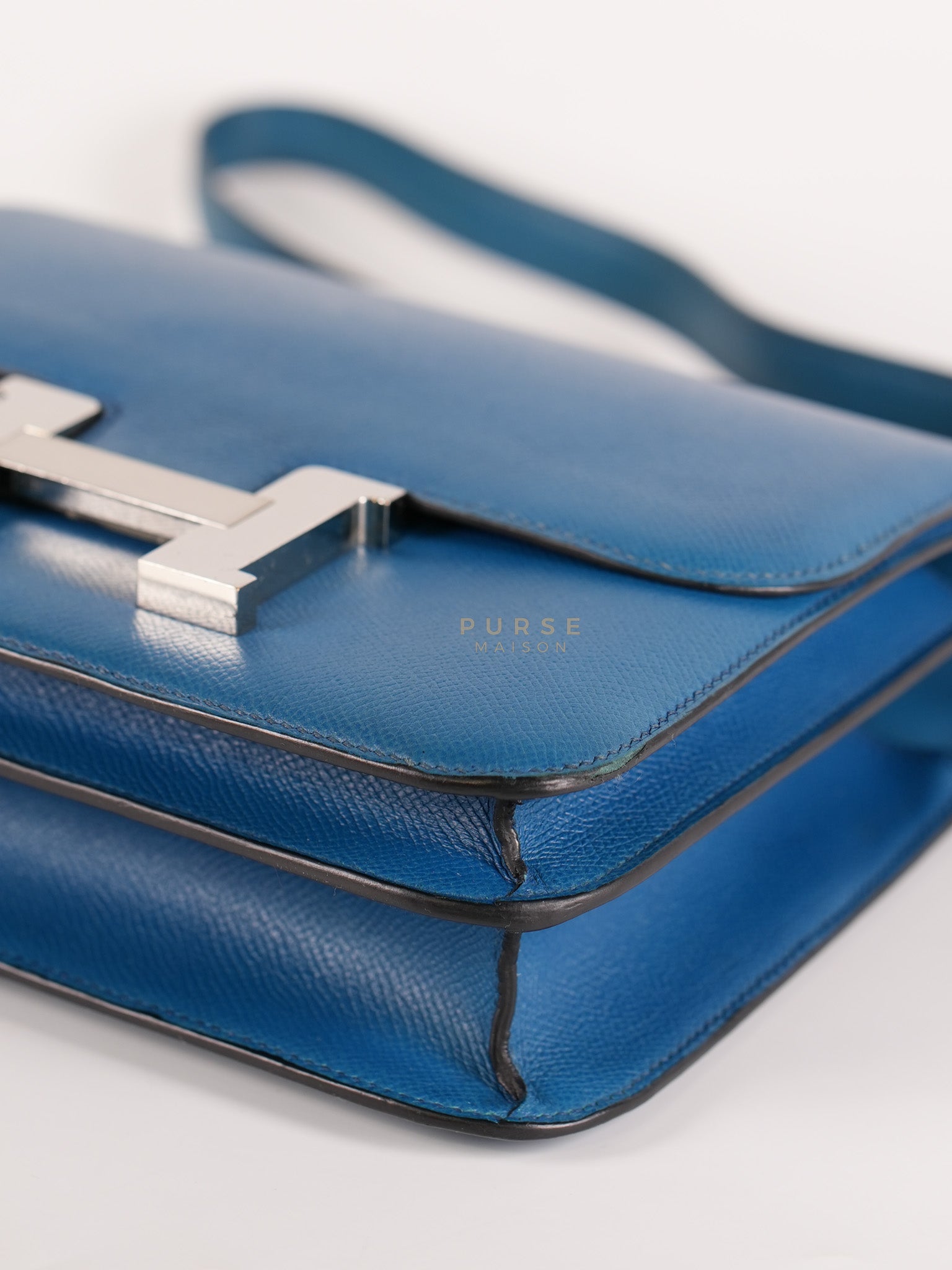 Constance 24 Epsom in Colvert Evercolor Leather and Palladium Hardware Stamp Square R (2014) | Purse Maison Luxury Bags Shop