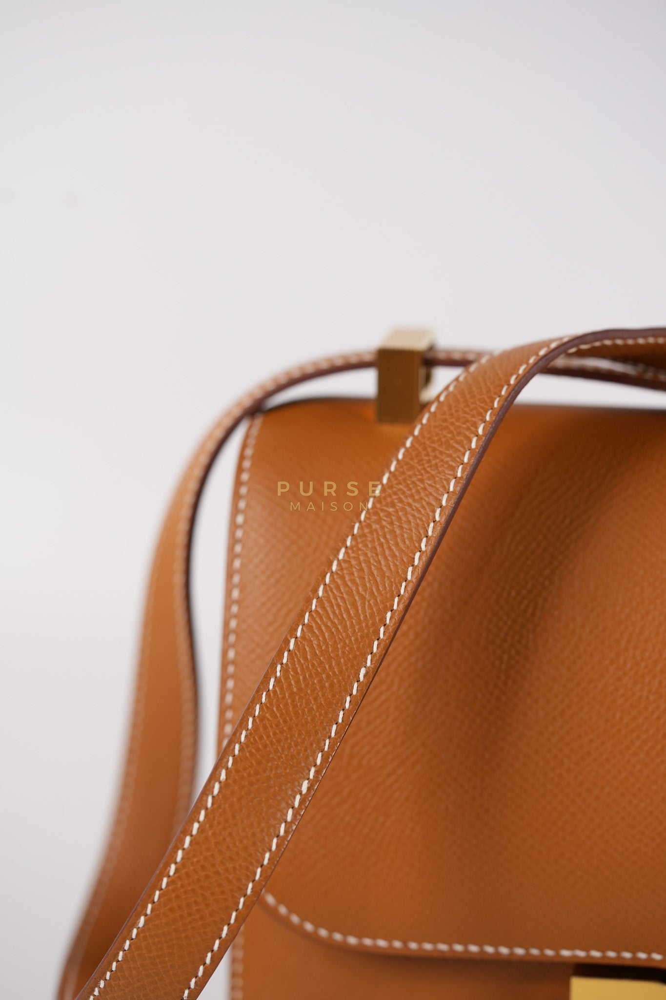 Constance 24 Gold in Epsom Leather and Gold Hardware Stamp K (2025) | Purse Maison Luxury Bags Shop