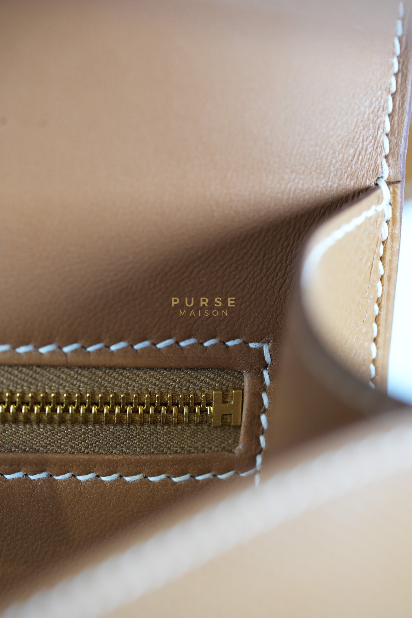 Constance 24 Gold in Epsom Leather and Gold Hardware Stamp K (2025) | Purse Maison Luxury Bags Shop
