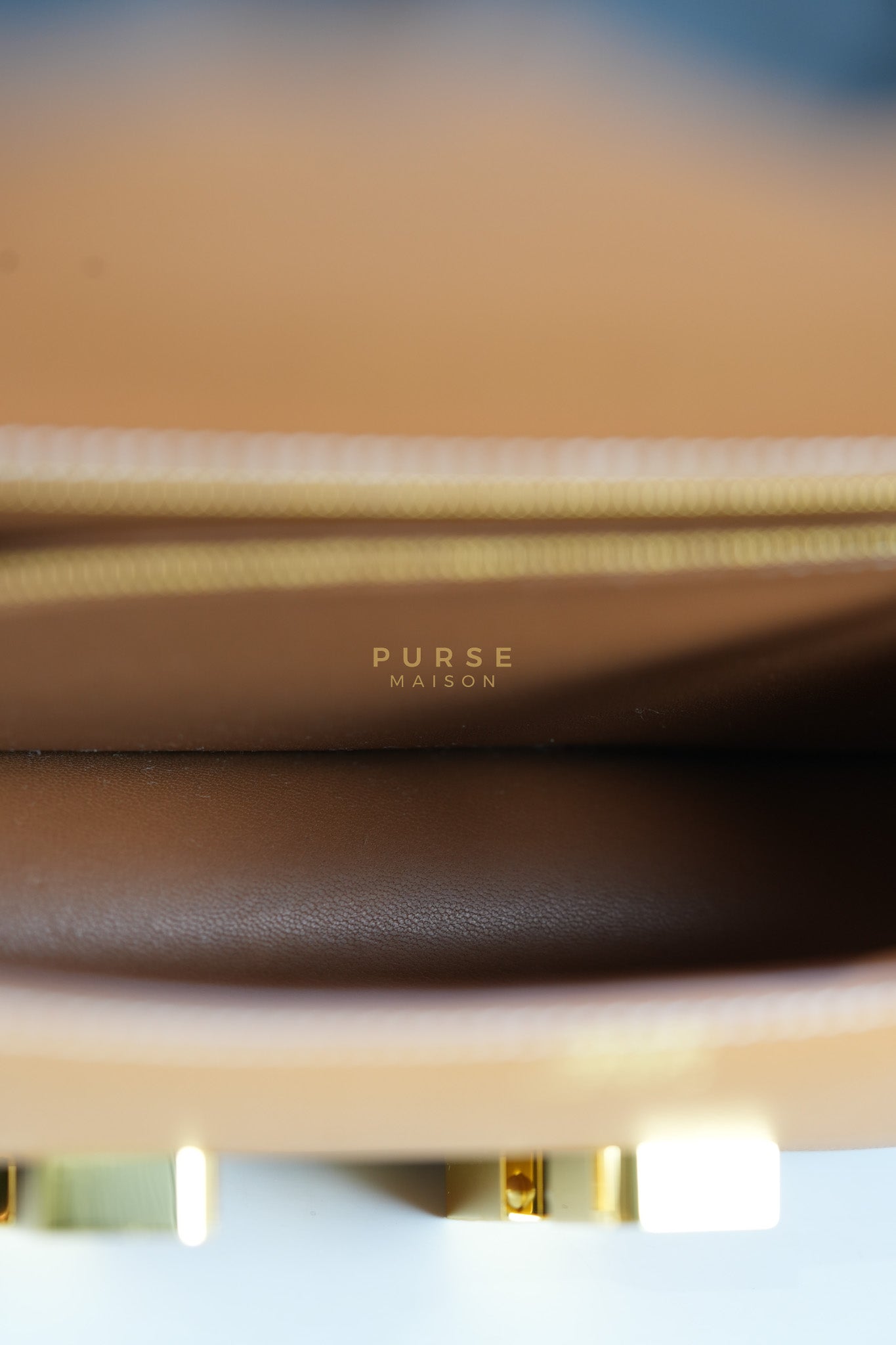 Constance 24 Gold in Epsom Leather and Gold Hardware Stamp K (2025) | Purse Maison Luxury Bags Shop