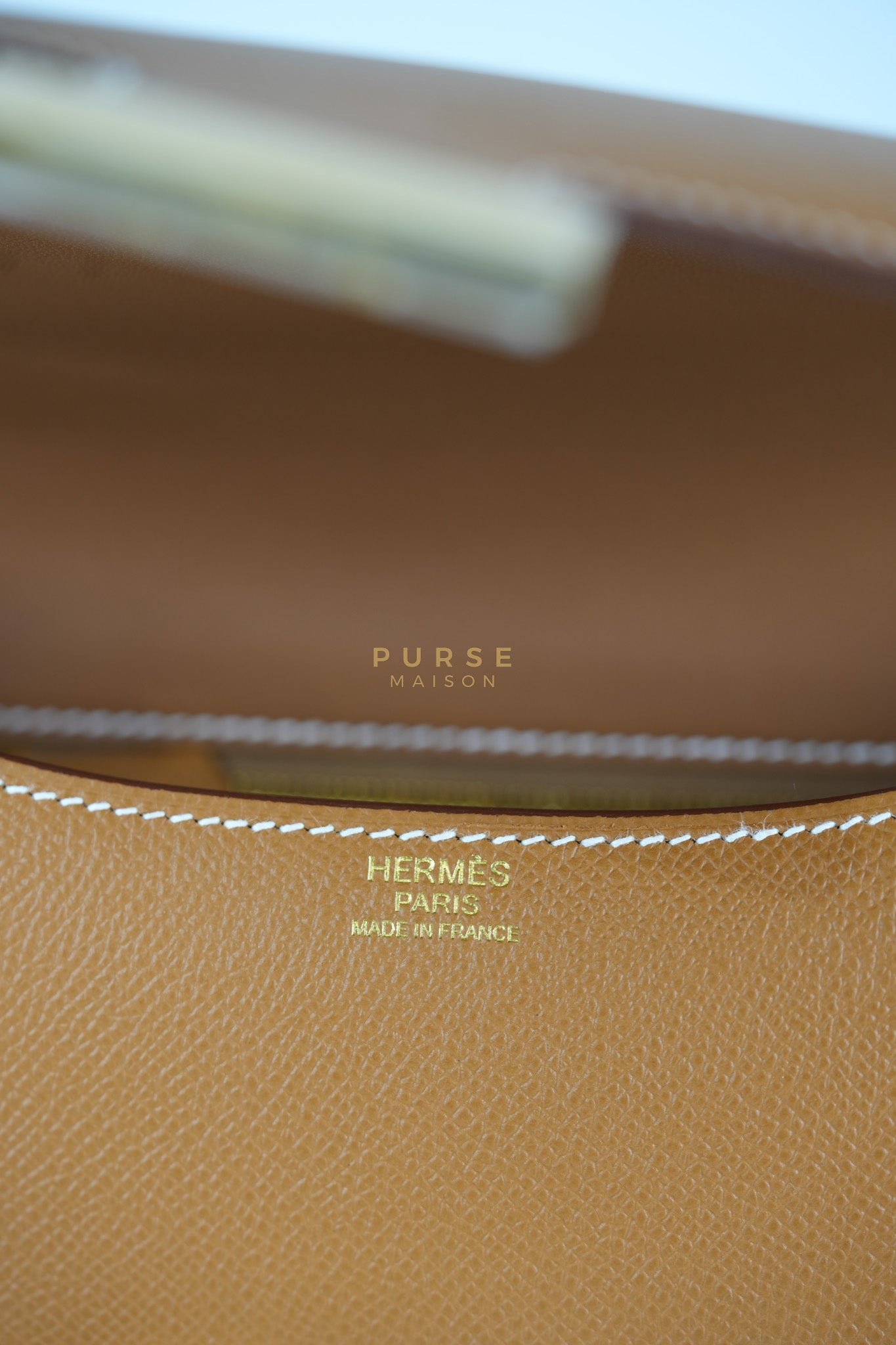 Constance 24 Gold in Epsom Leather and Gold Hardware Stamp K (2025) | Purse Maison Luxury Bags Shop