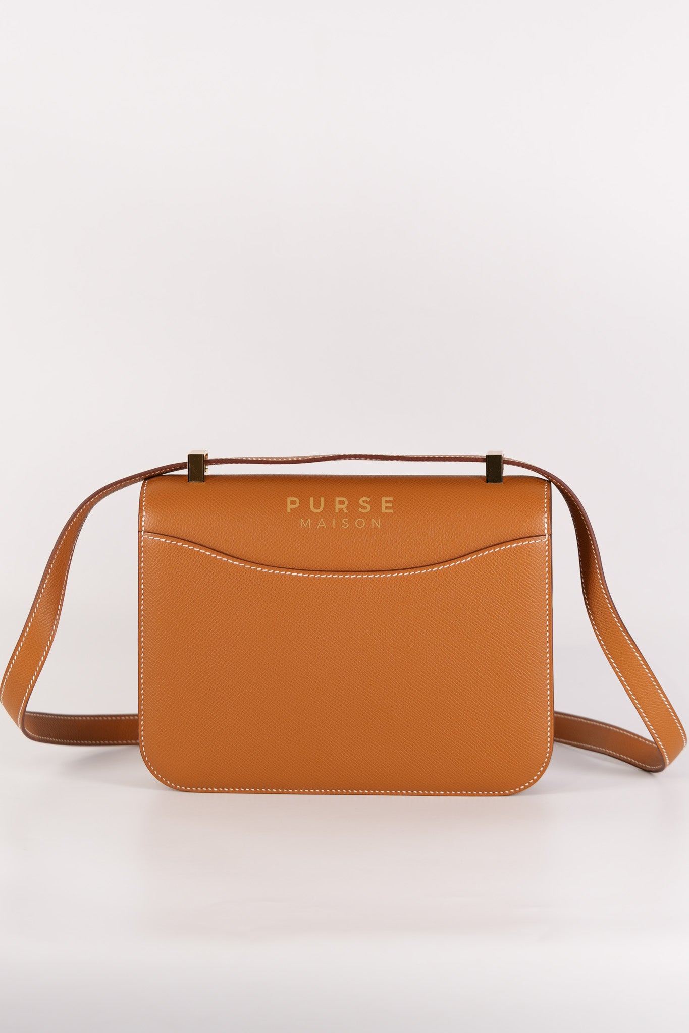 Constance 24 Gold in Epsom Leather and Gold Hardware Stamp K (2025) | Purse Maison Luxury Bags Shop